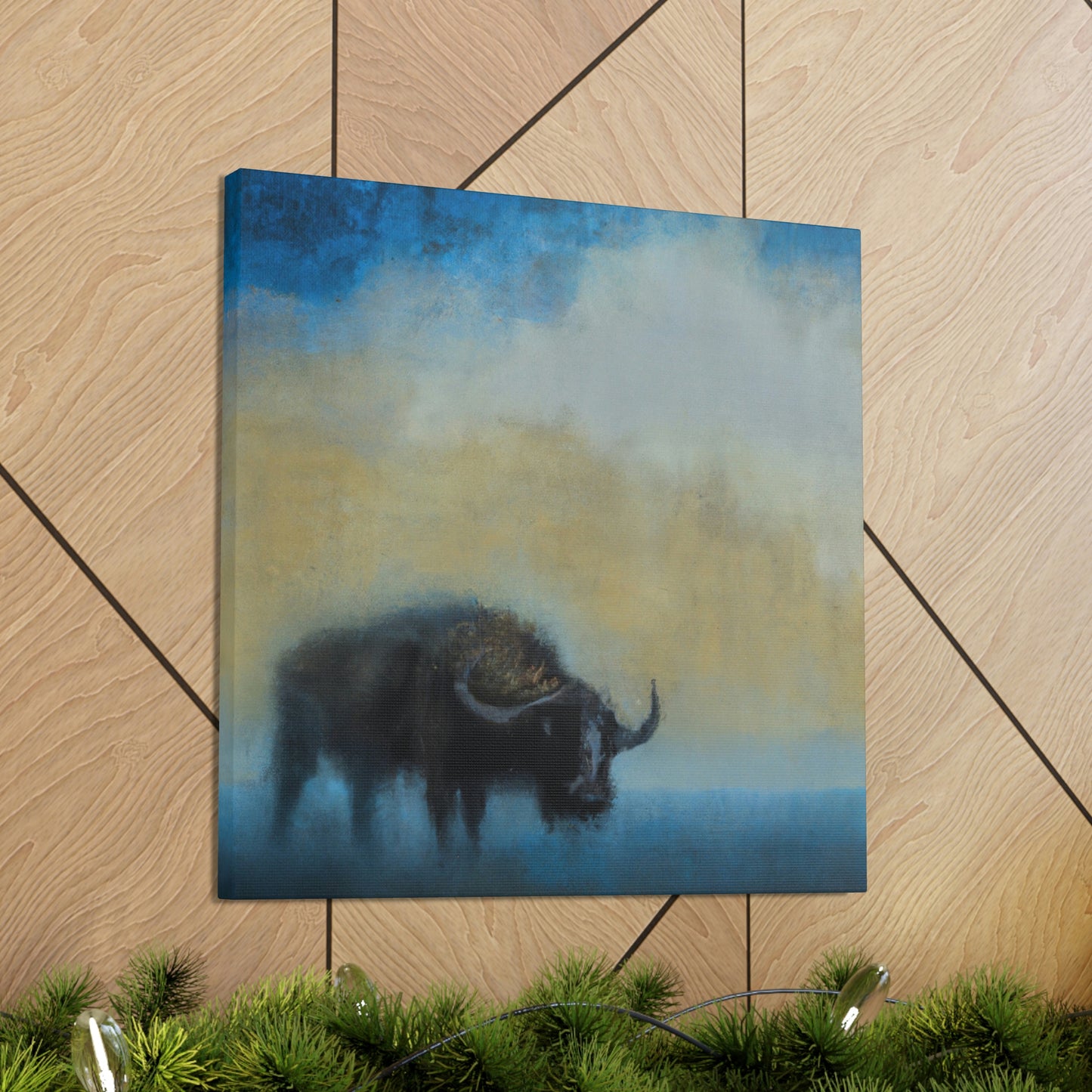 "Buffalo in Steampunk Age" - Canvas