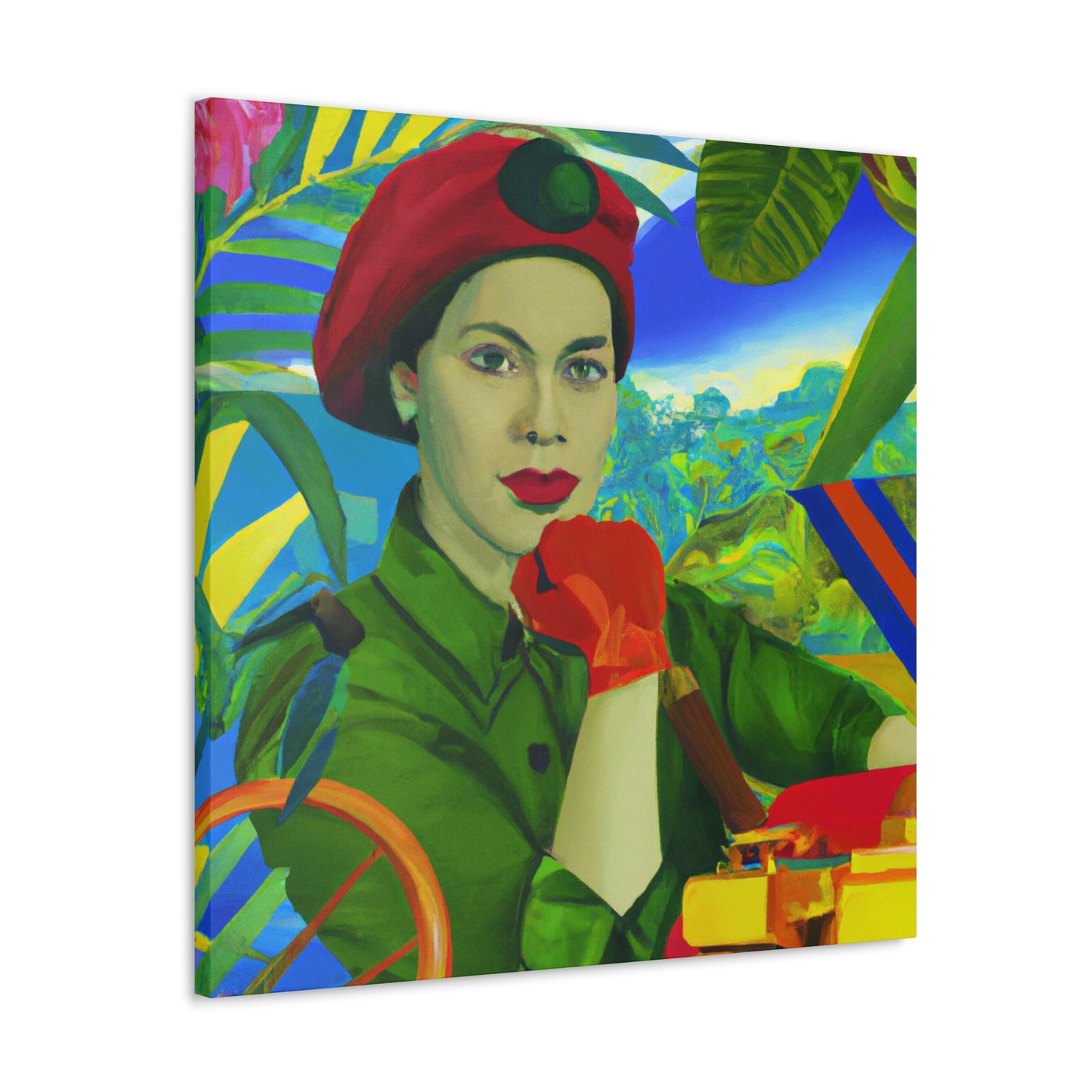 "Rosie the Riveter Reframed" - Canvas