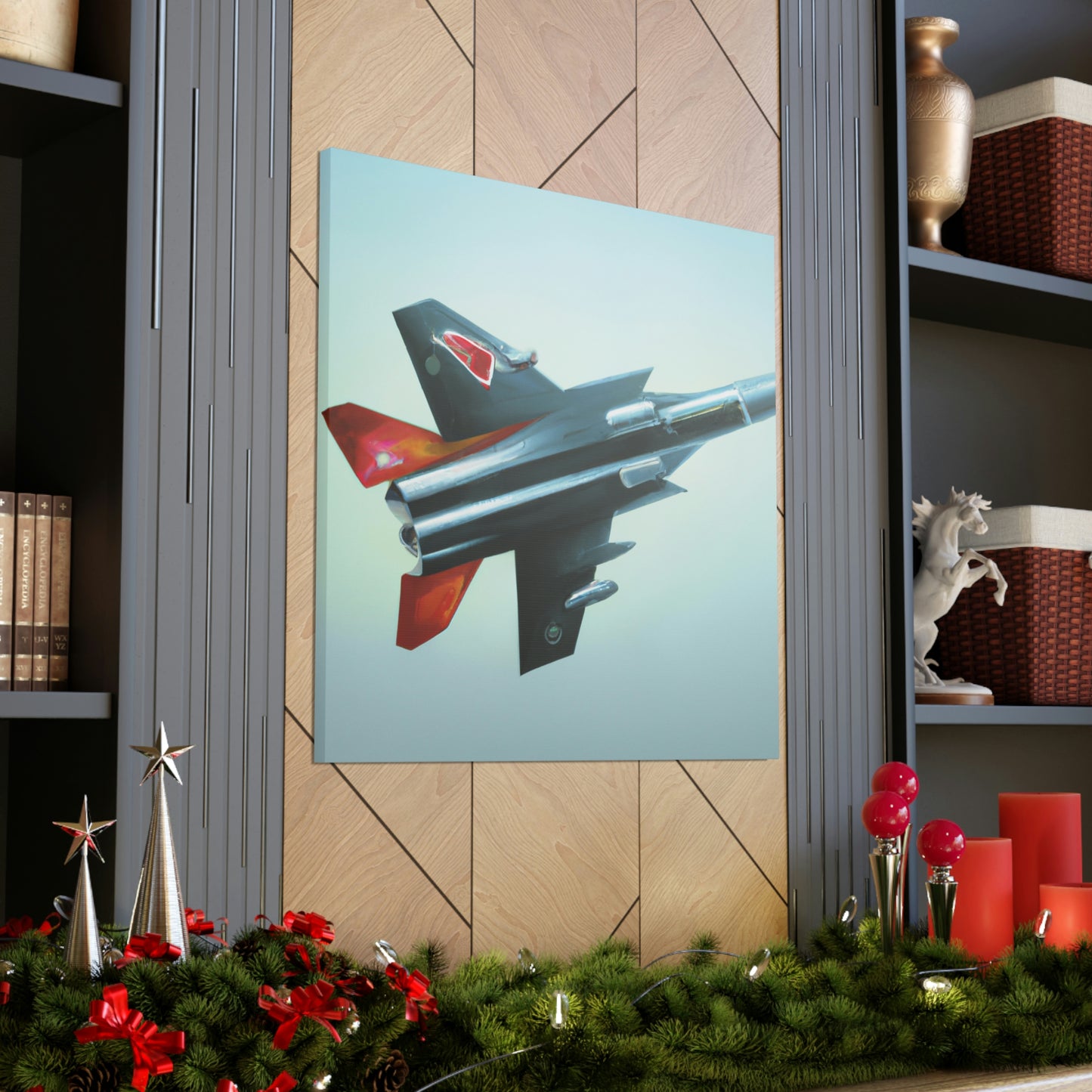 Aircraft In Flight. - Canvas