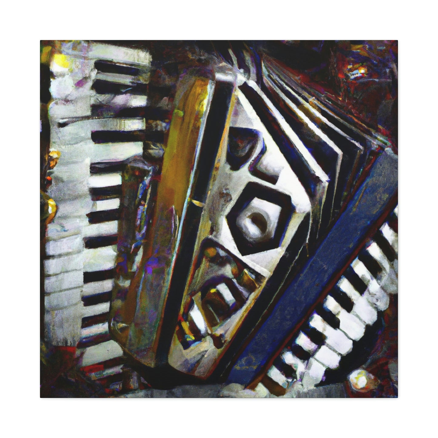 Accordion in Abstraction - Canvas