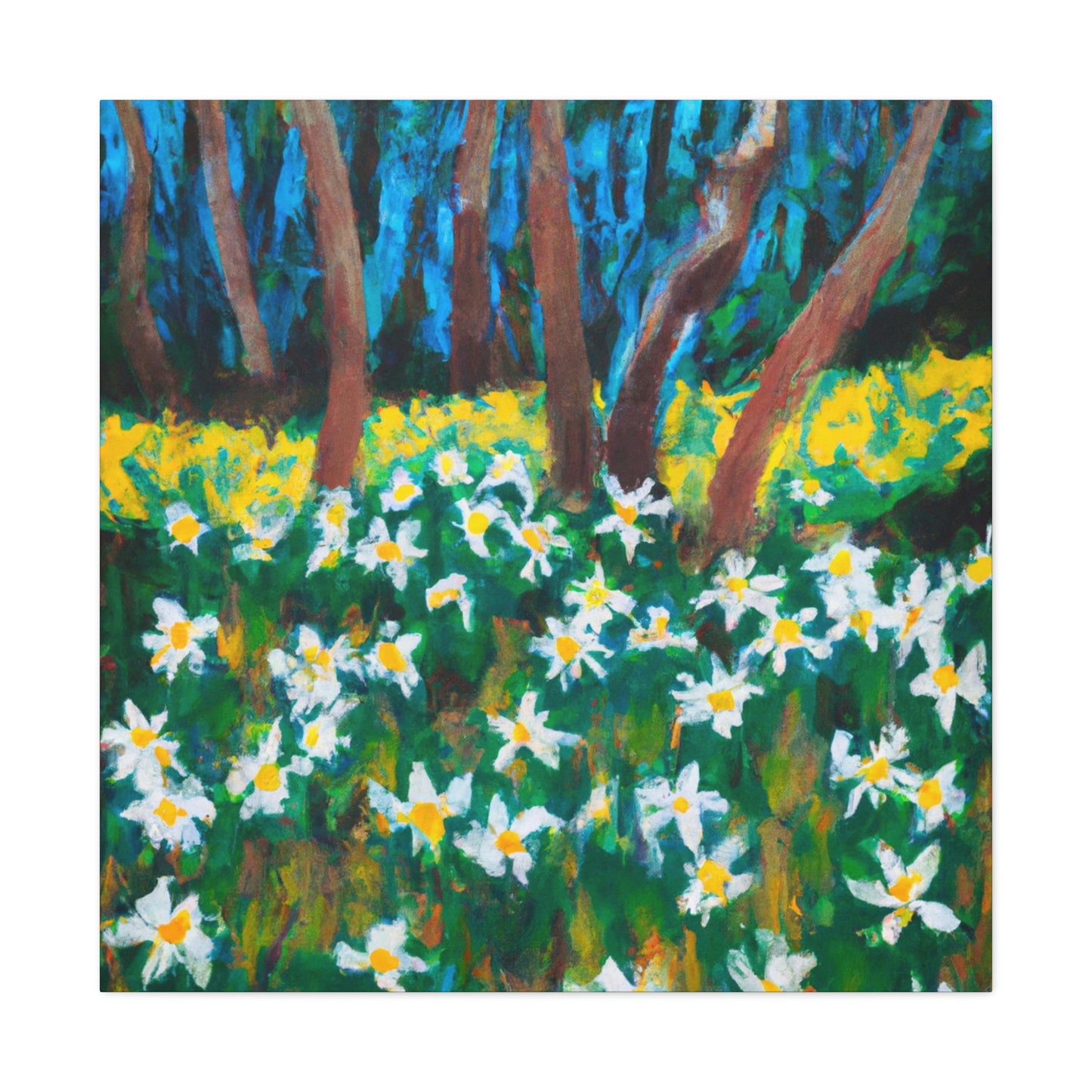 "Daffodil: Awe Ablaze" - Canvas