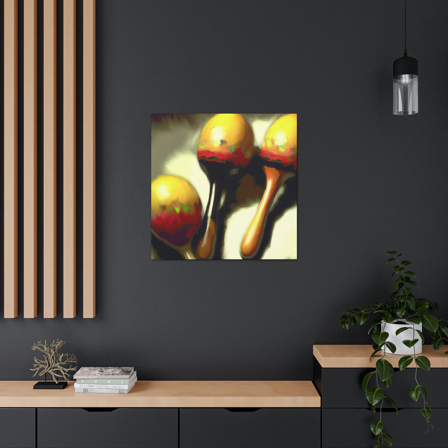 Maracas Midnight Dance - Canvas