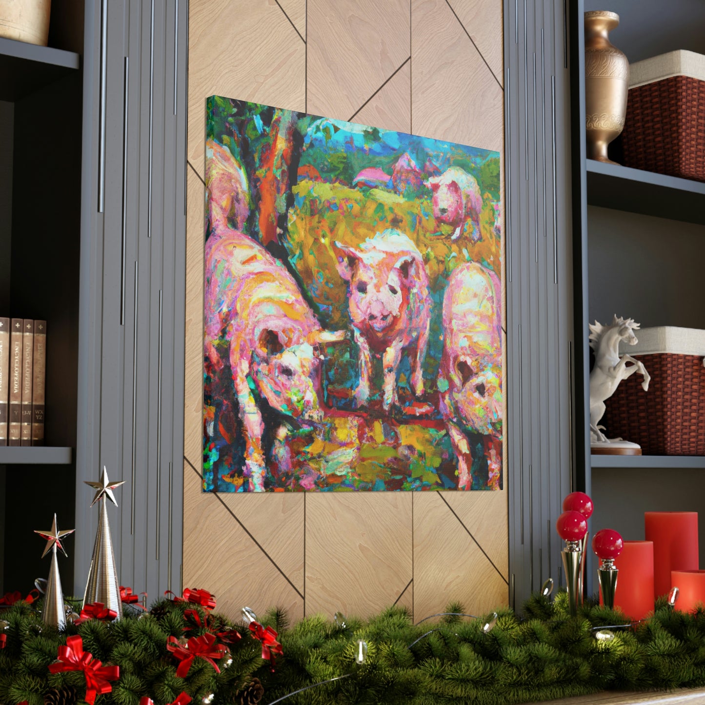 Pigs on the Farm - Canvas