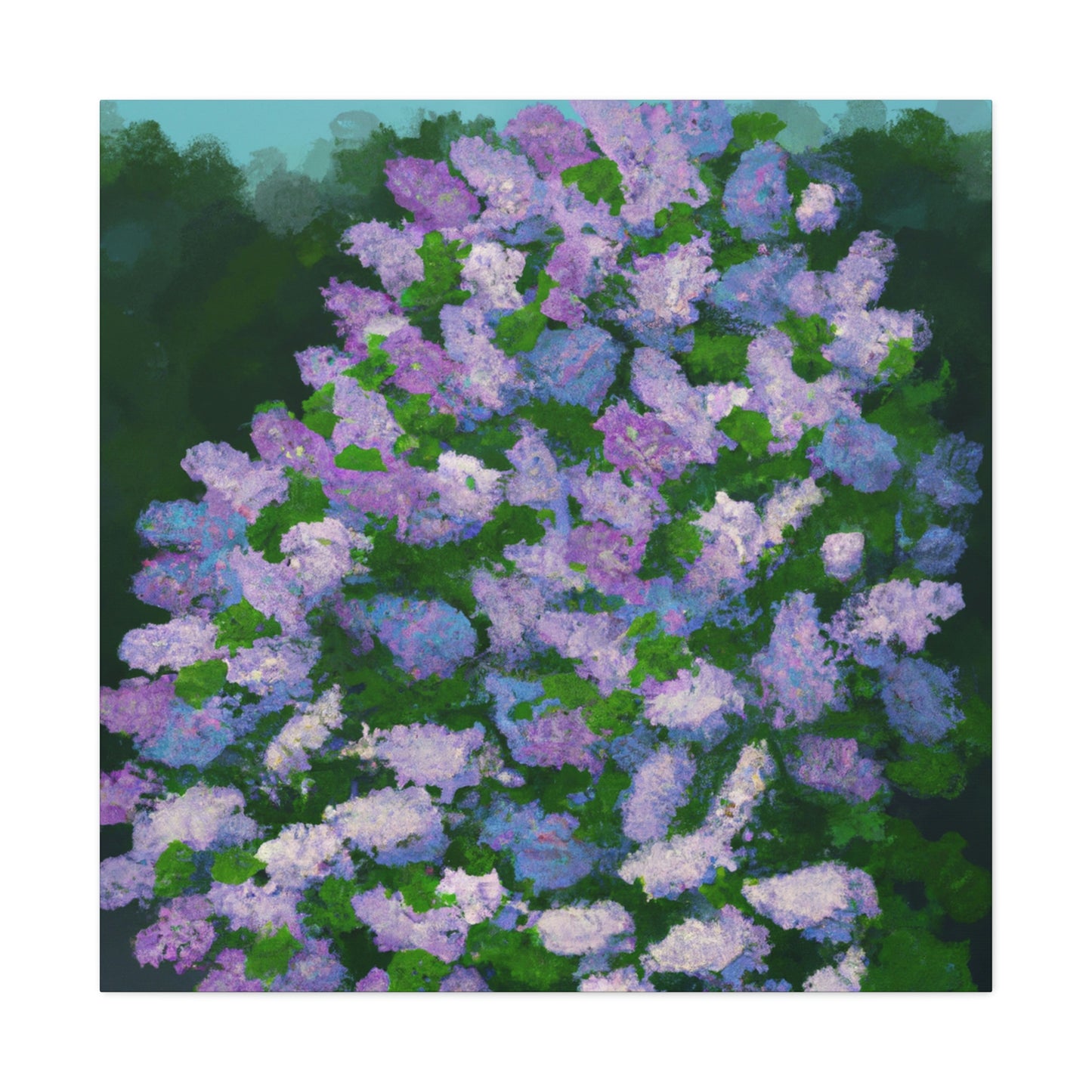 "Lilac Petal Abstraction" - Canvas