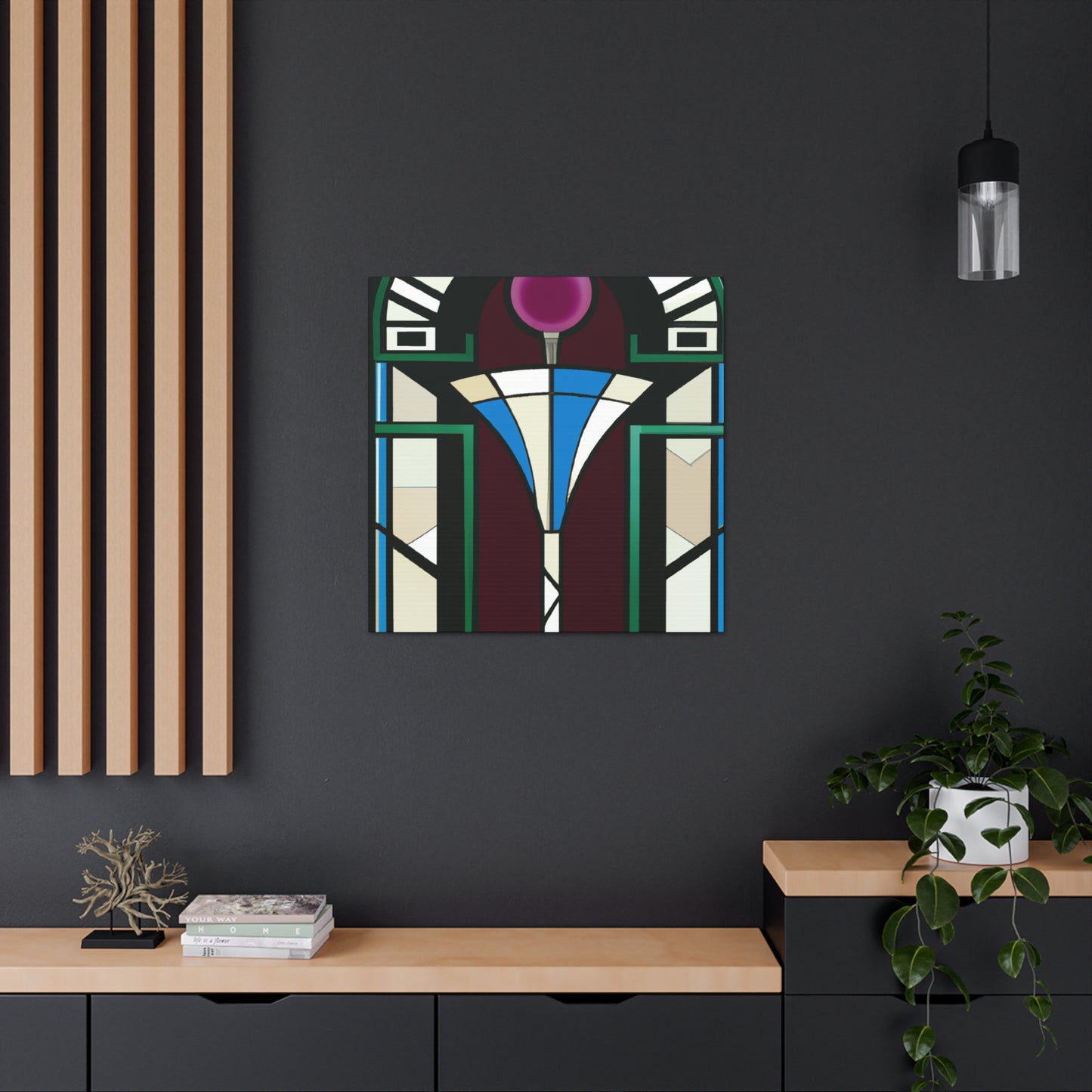 "Gleaming Wine Chalice" - Canvas