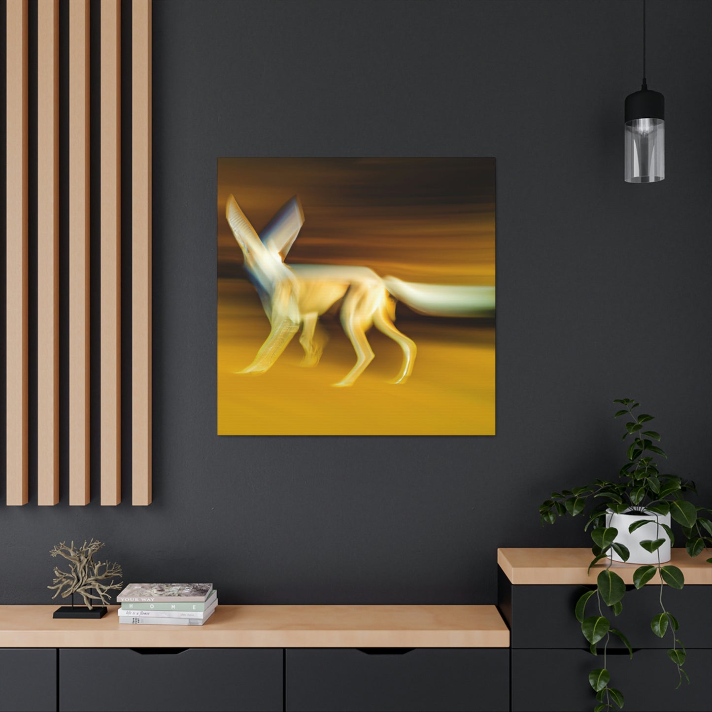 Fennec Fox Luxurious Glamour - Canvas