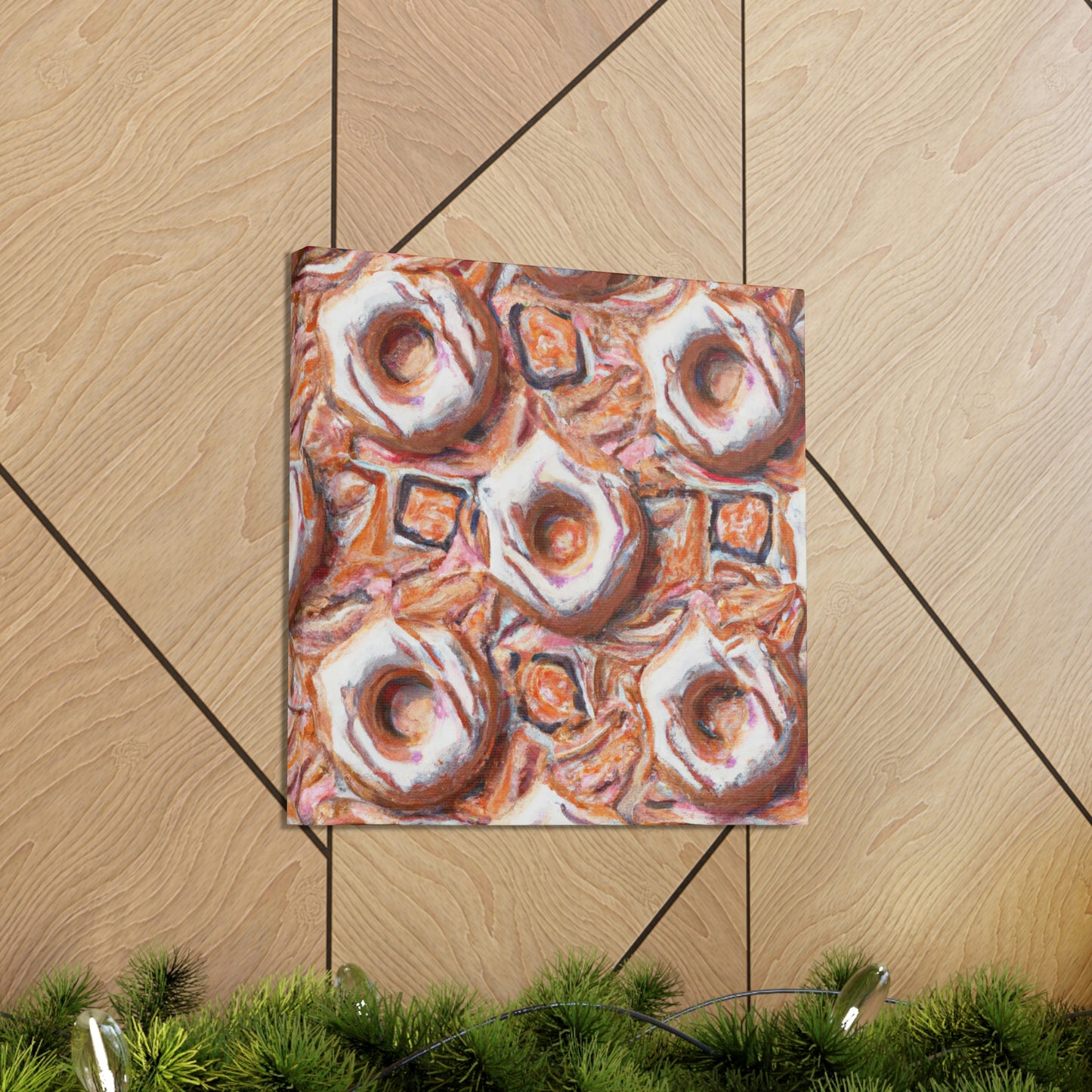 "Sugared Doughnut Delight" - Canvas