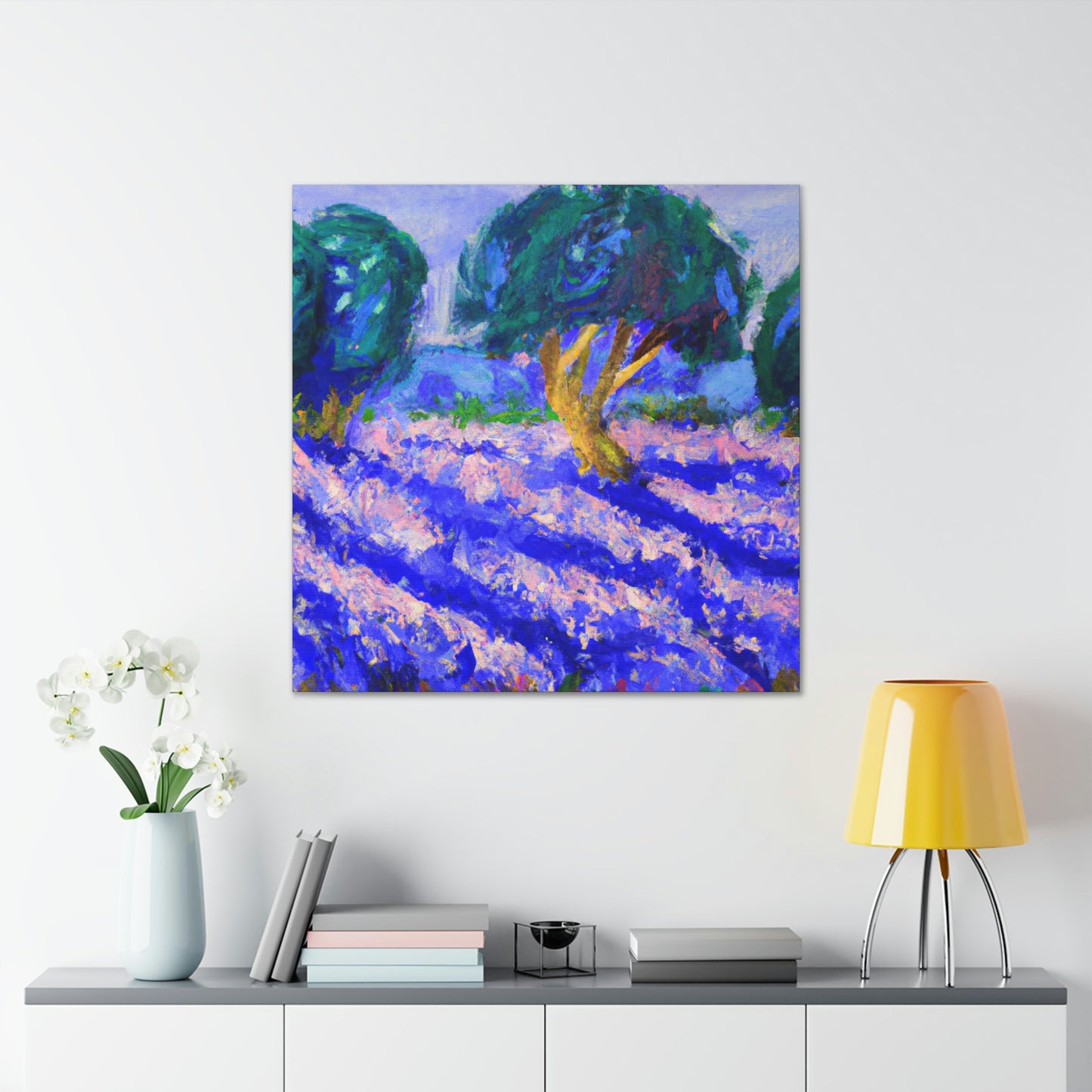 "Lavender in Expressionism" - Canvas