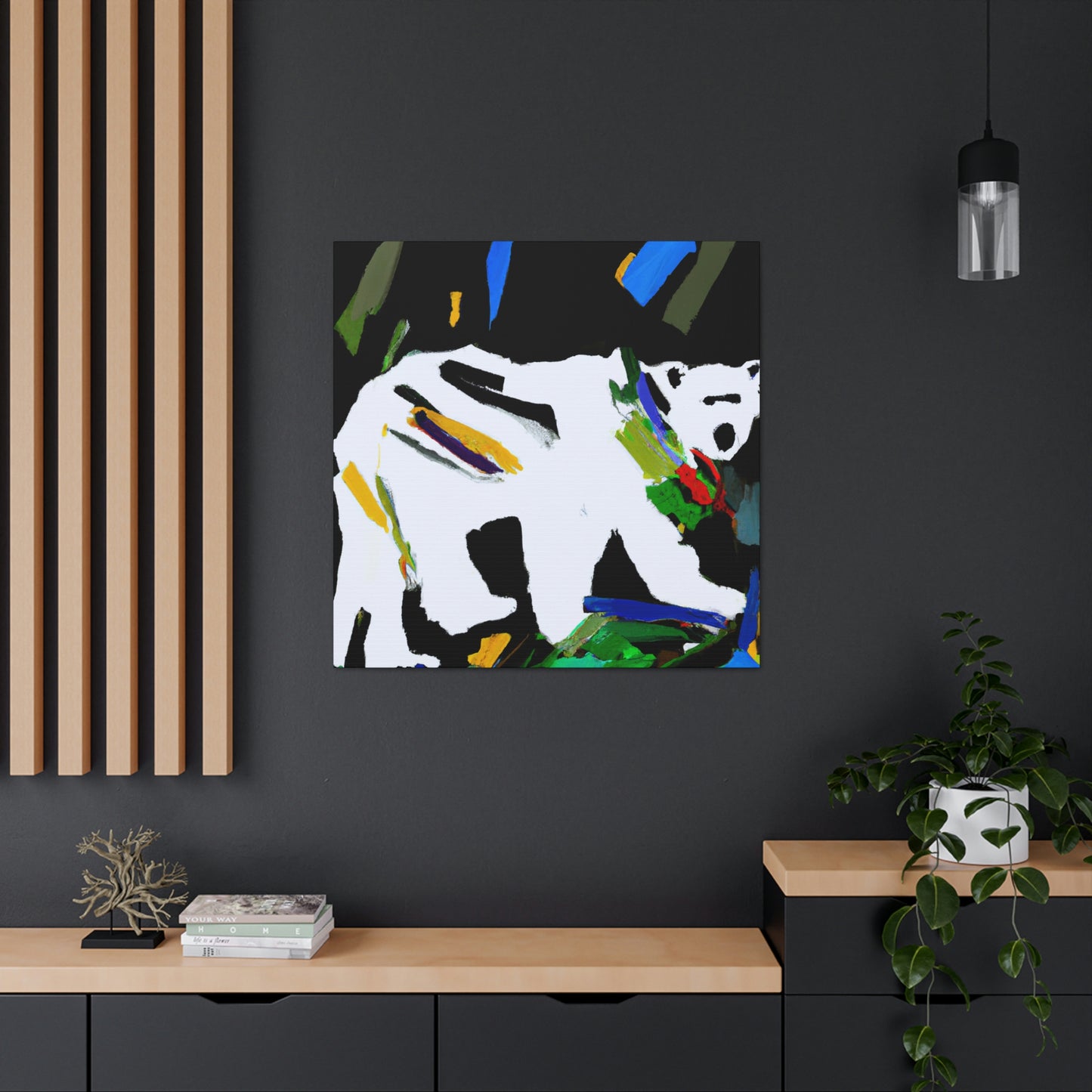 "Polar Bear's Expressionism" - Canvas