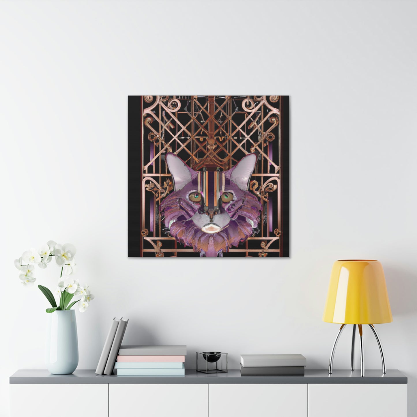 Gleaming Maine Coon - Canvas