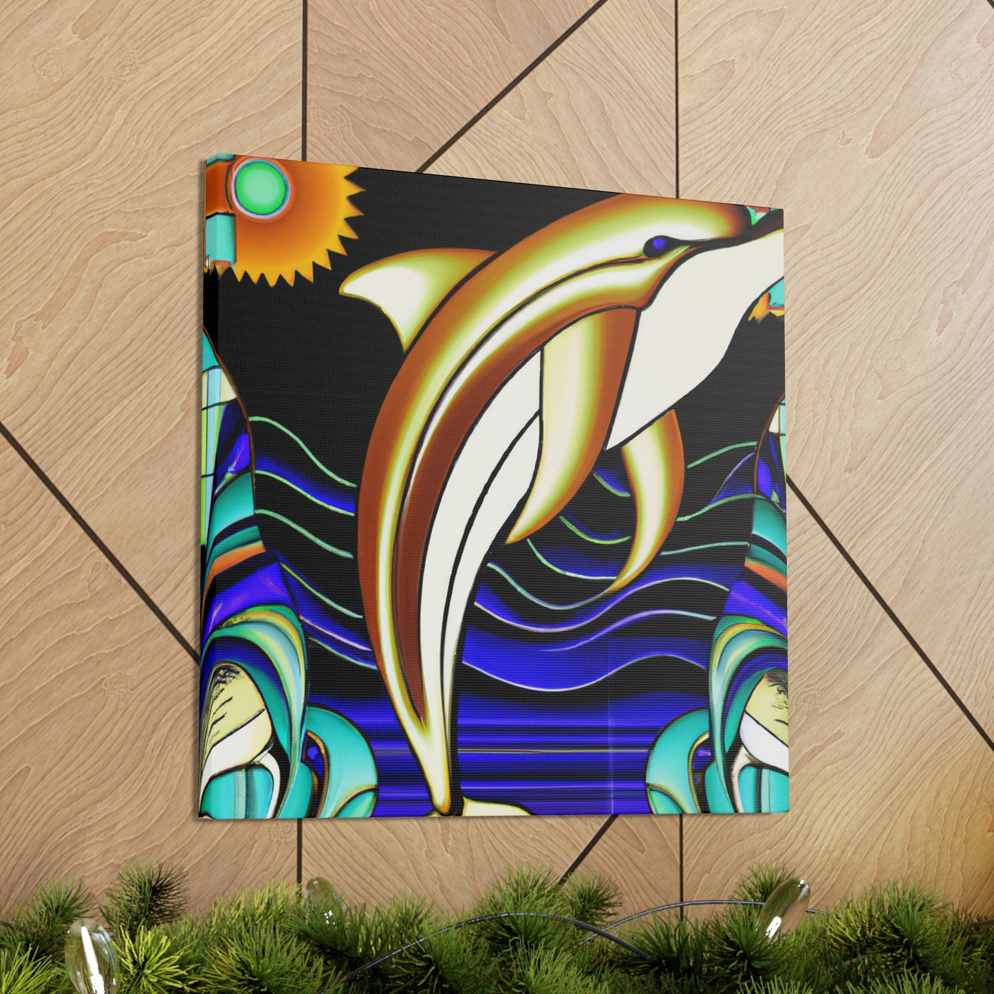 "Dance of the Dolphins" - Canvas