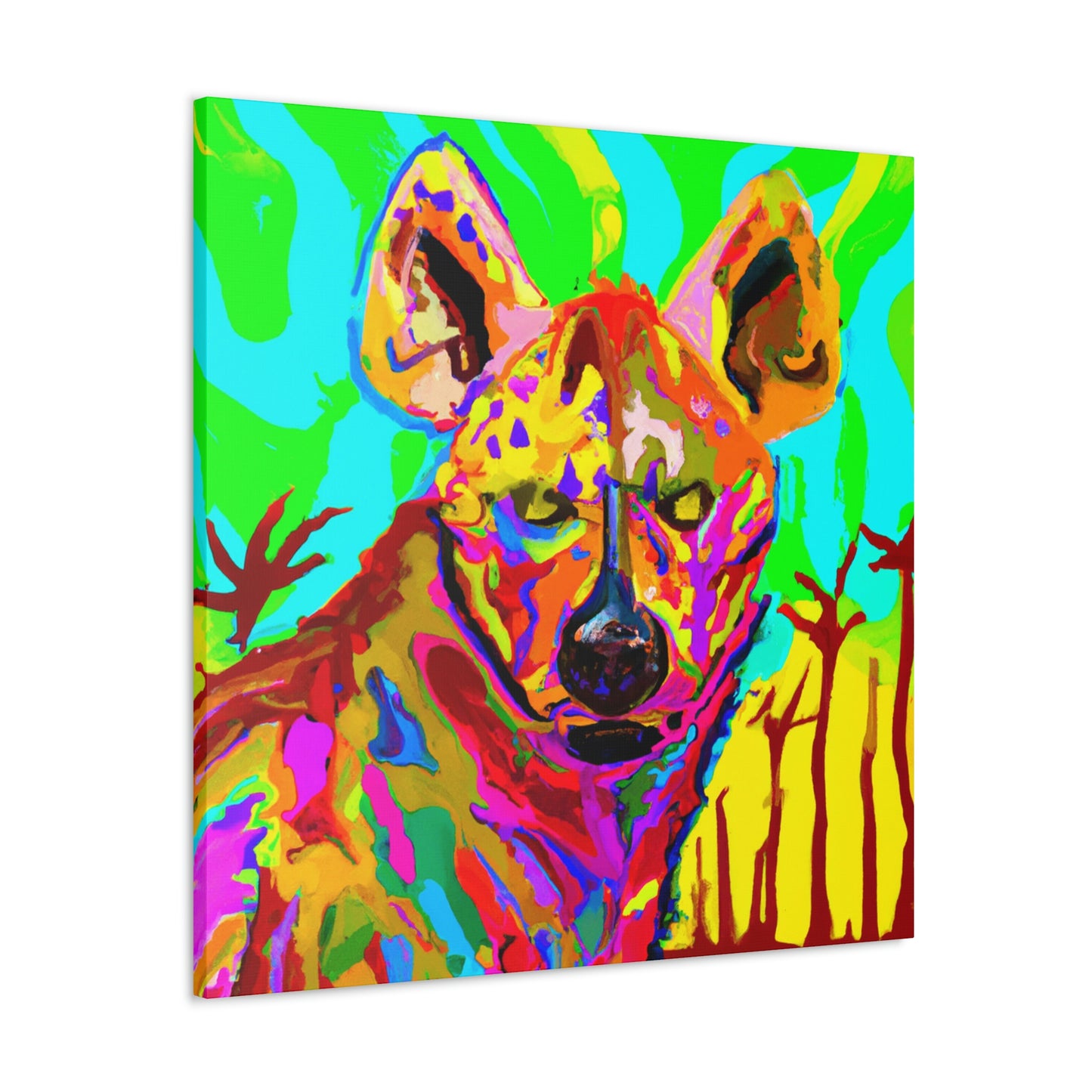 "Hyena in the City" - Canvas