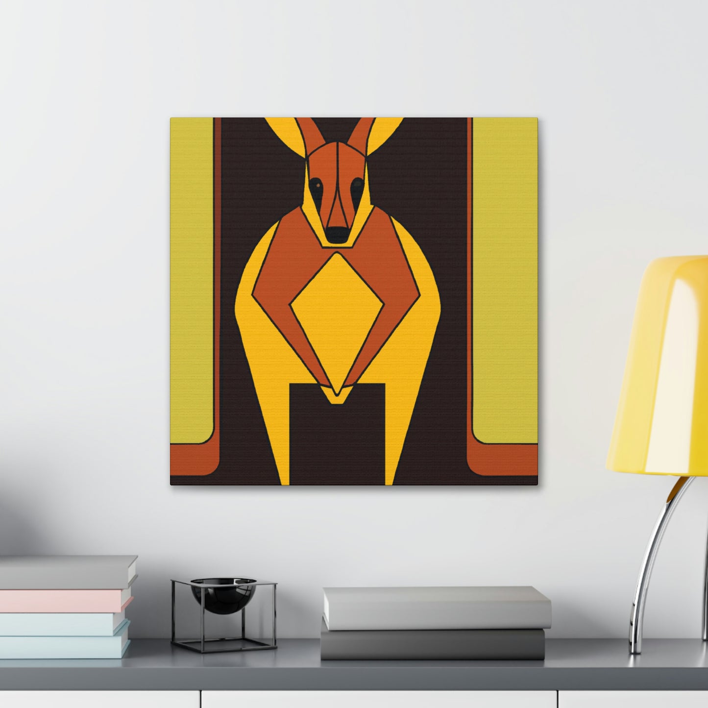 "Waltzing Wallaby Wonders" - Canvas