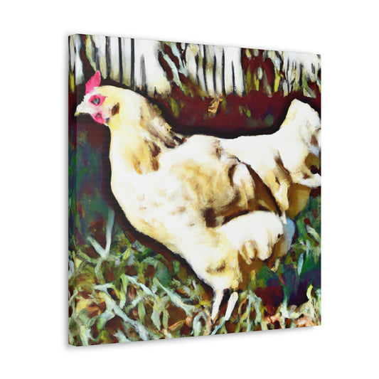 "Chicken on the Farm" - Canvas