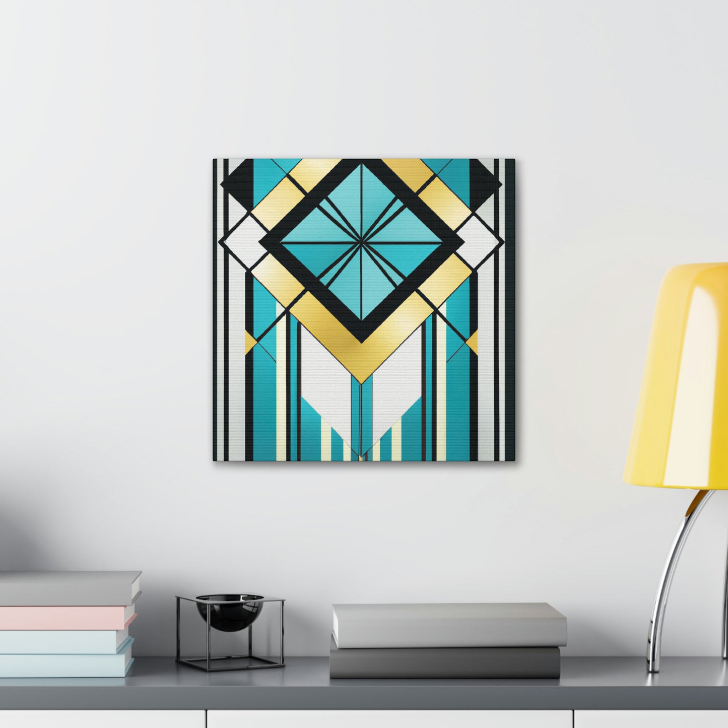 "Dazzling Deco Splendor" - Canvas