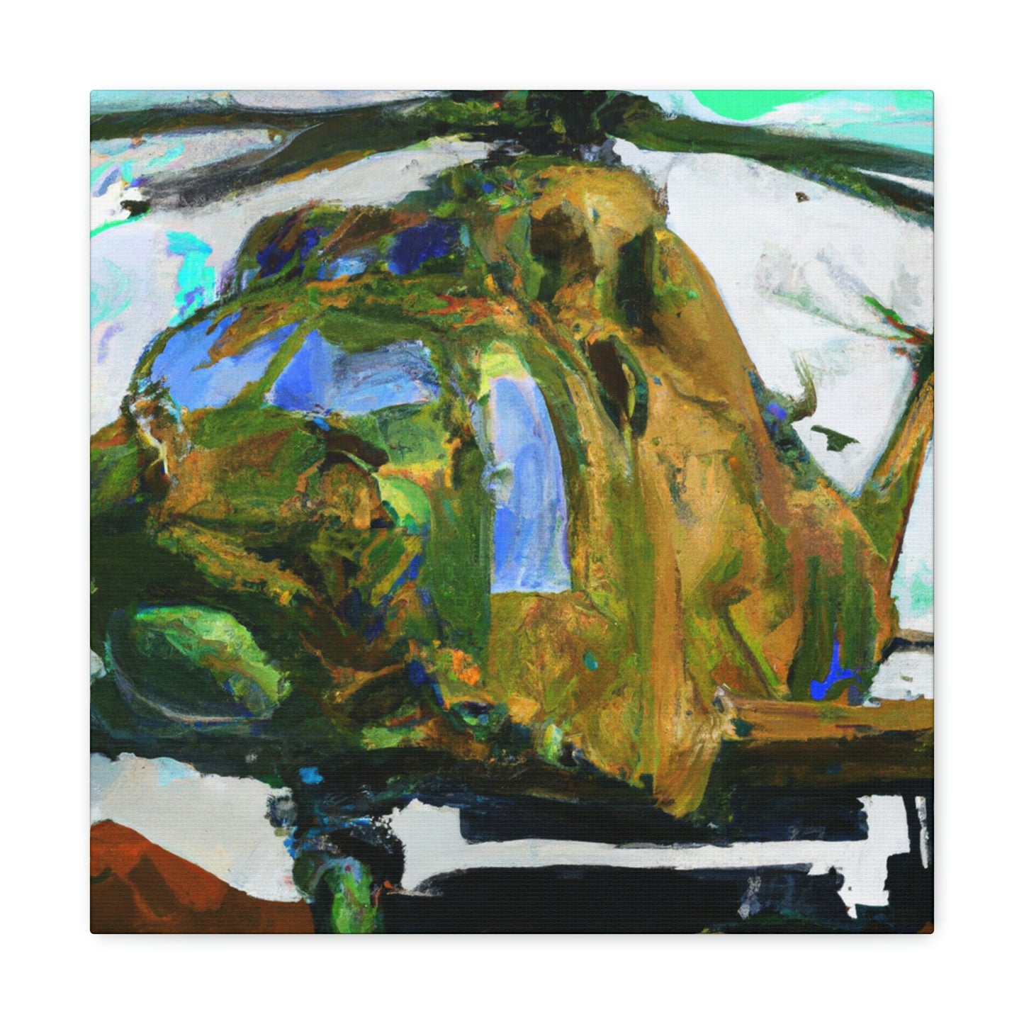 Helicopter Overhead Dreaming - Canvas