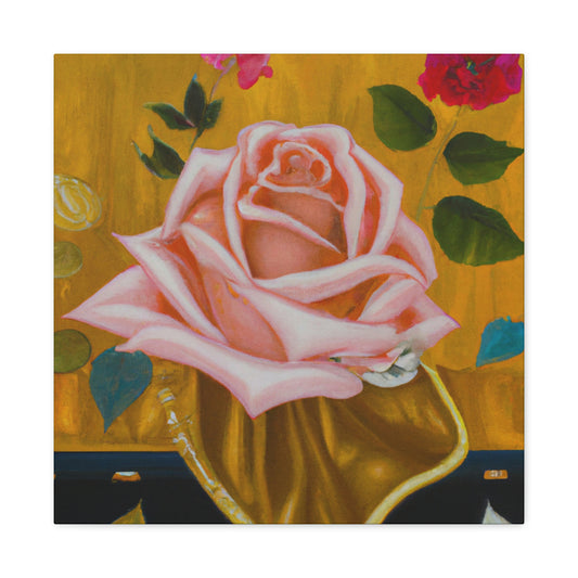 Rose in Radiance. - Canvas