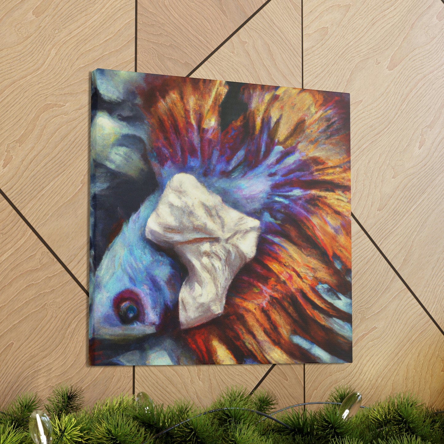 "Surreal Betta Flying" - Canvas