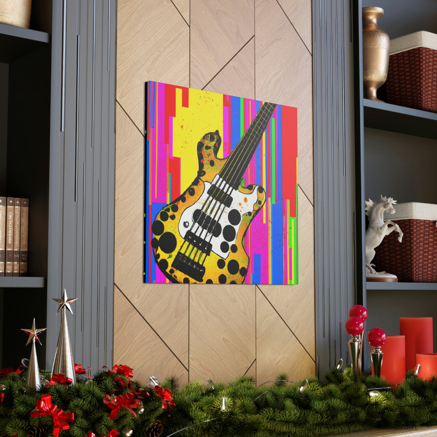 "Fauve Bass Guitarist" - Canvas