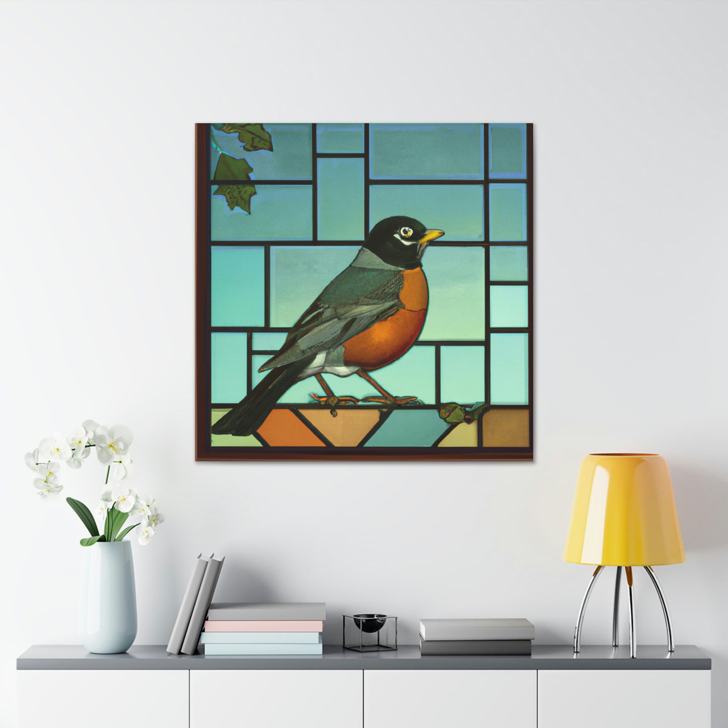 "A Robins Art Deco" - Canvas