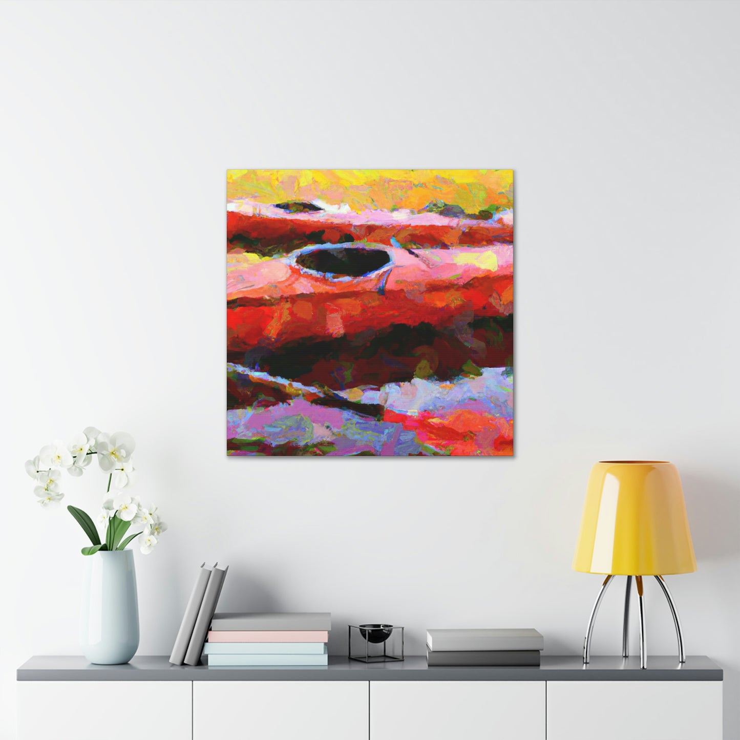 Kayak on the Waves - Canvas