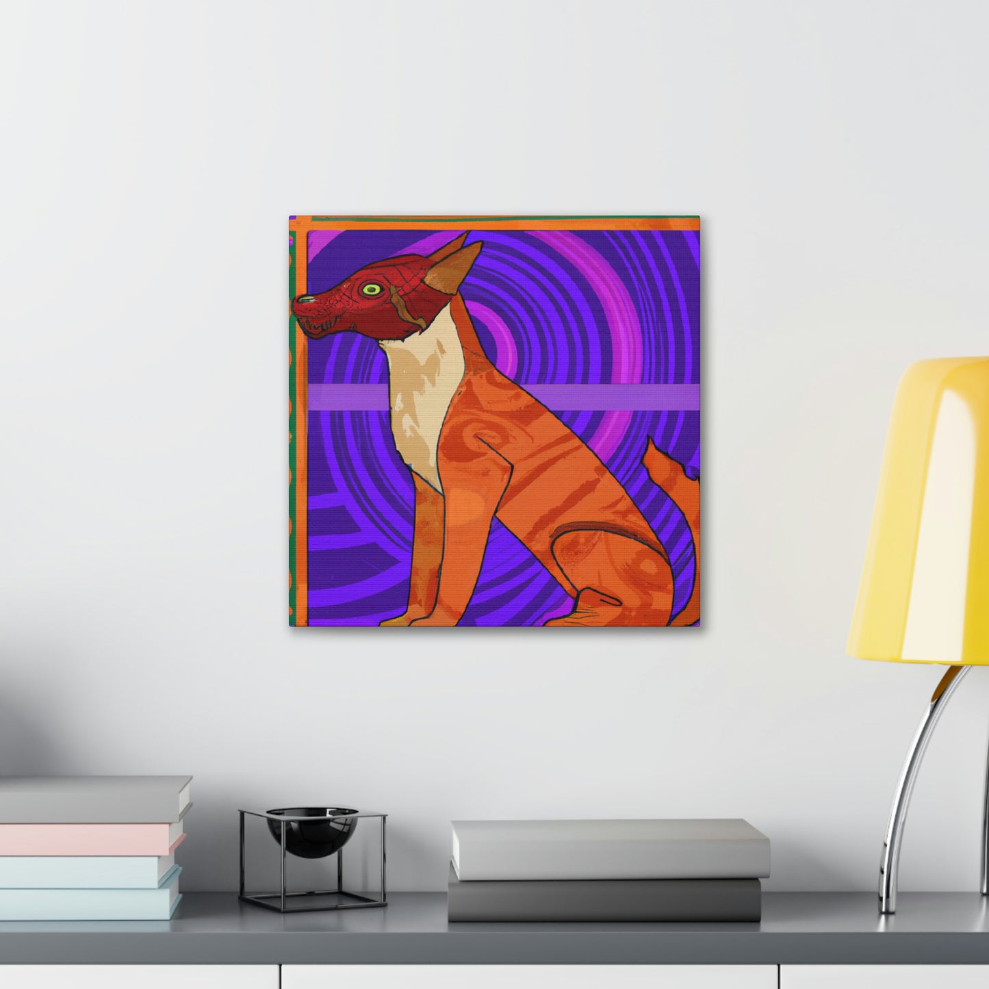 "Dhole's Jazz Symphony" - Canvas