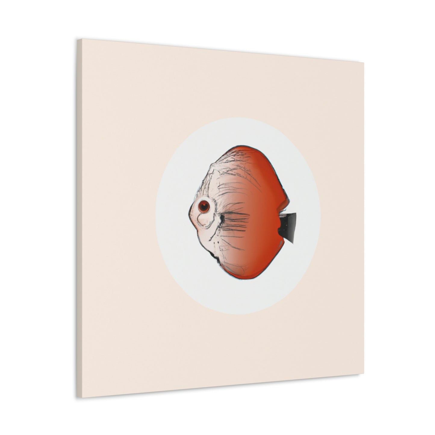 Serene Sunlit Discus - Canvas