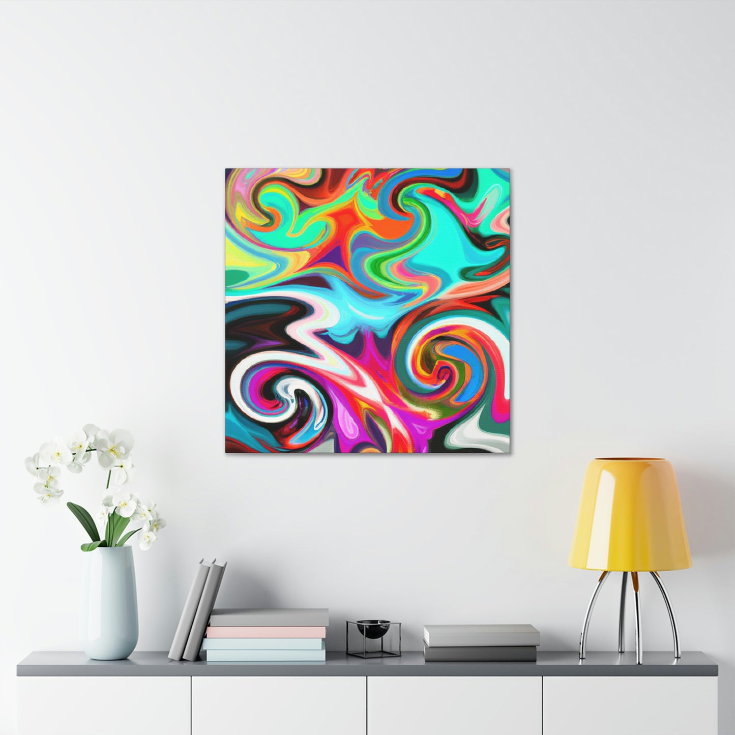 "Stardust Symphony Glows" - Canvas