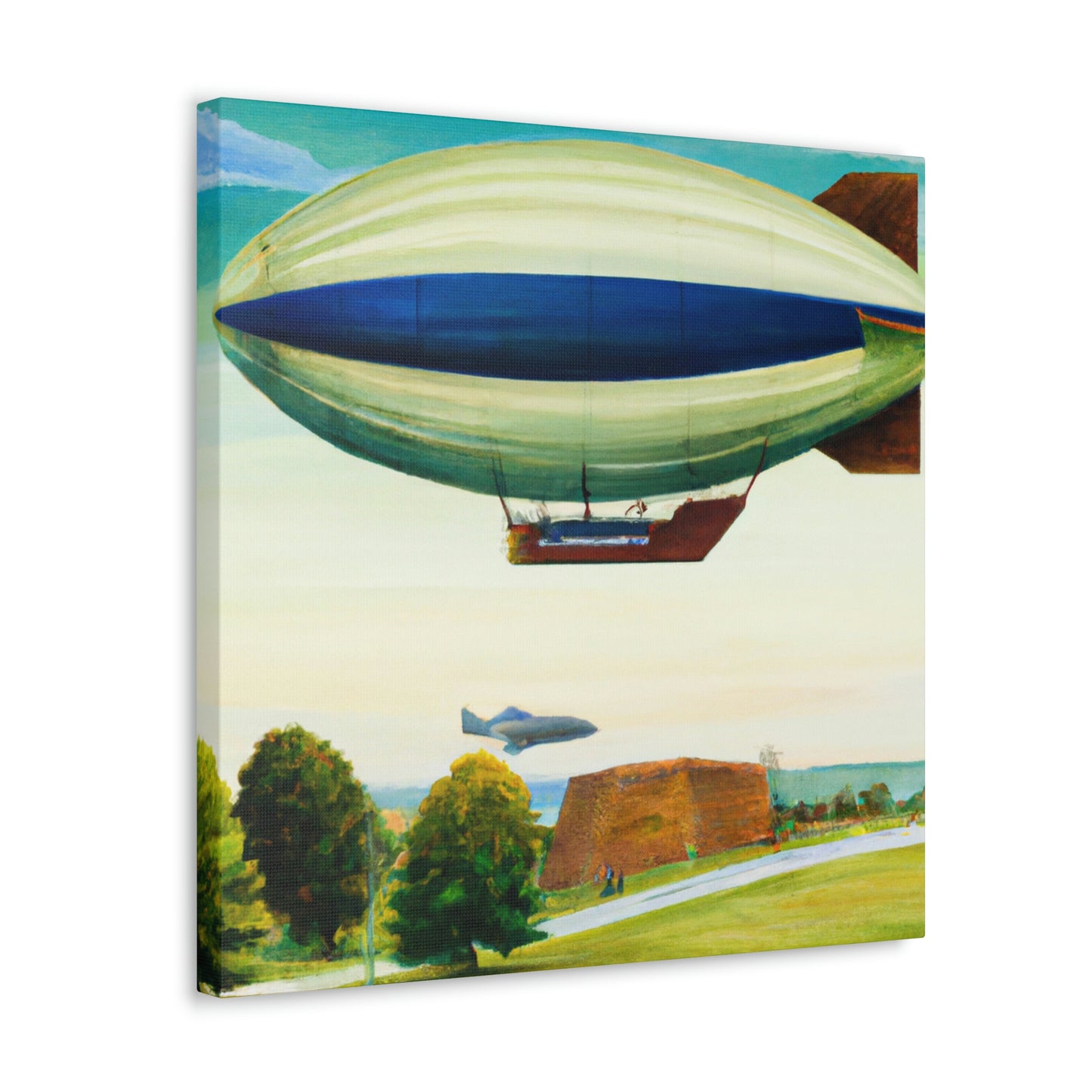 "Blimp in the Sky" - Canvas