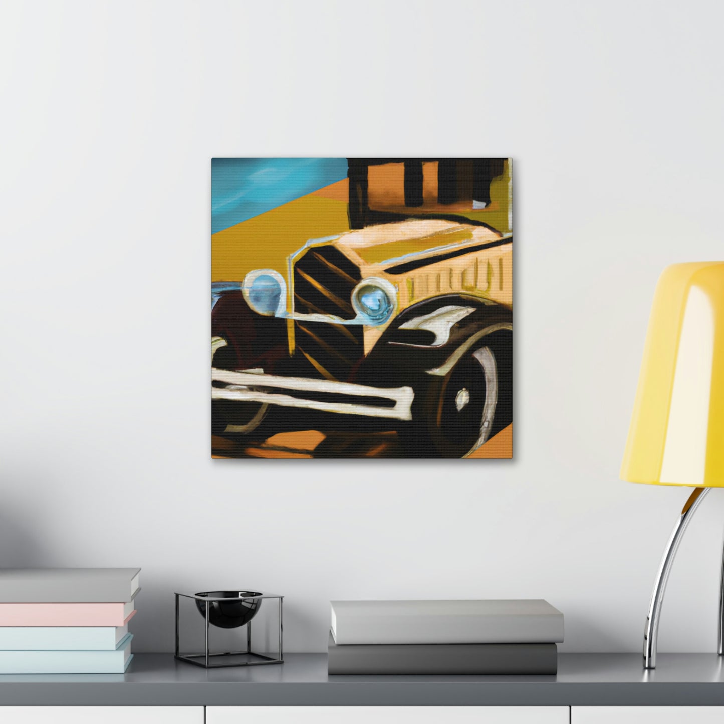 "Automobiles of the 20s" - Canvas