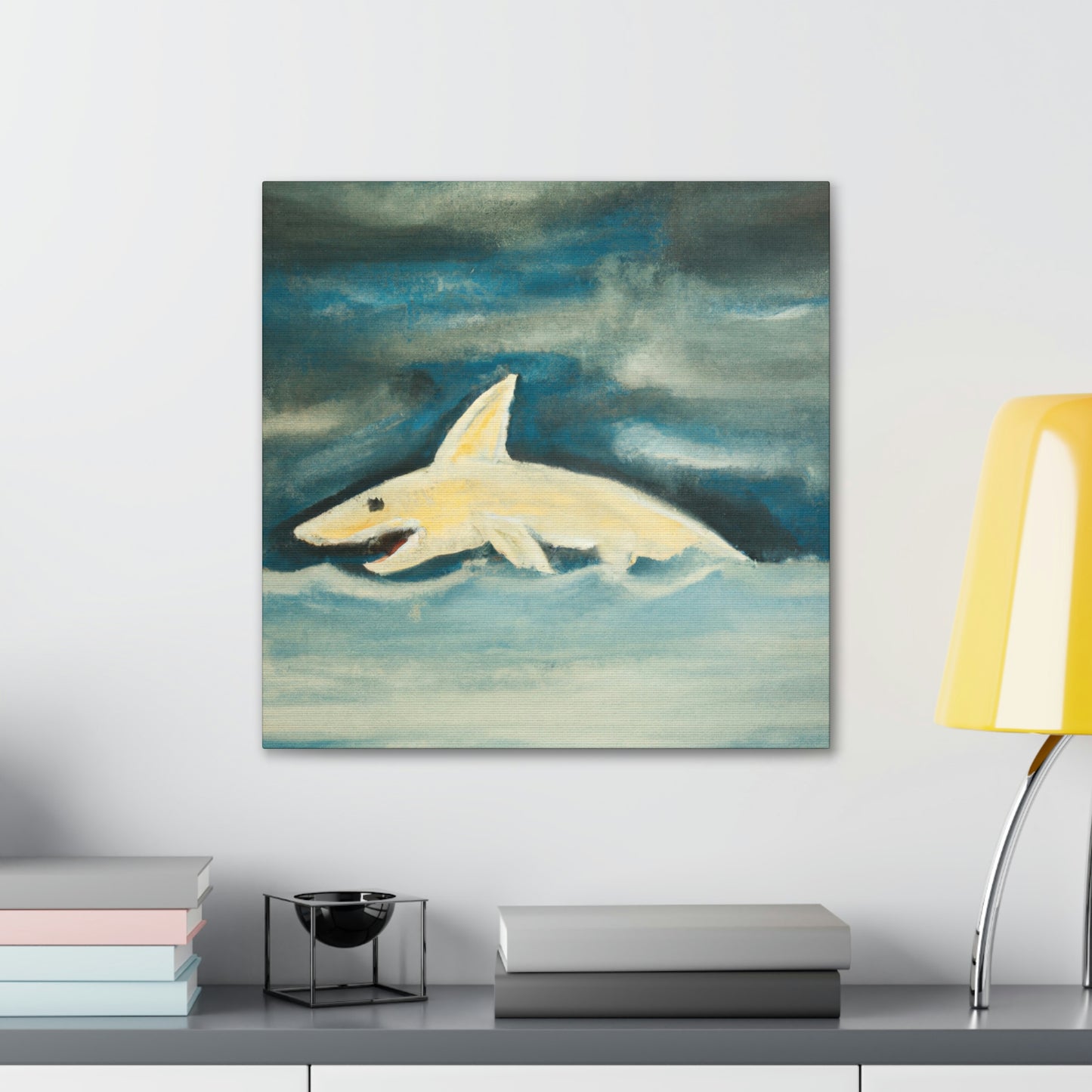 "Shark in the Sky" - Canvas