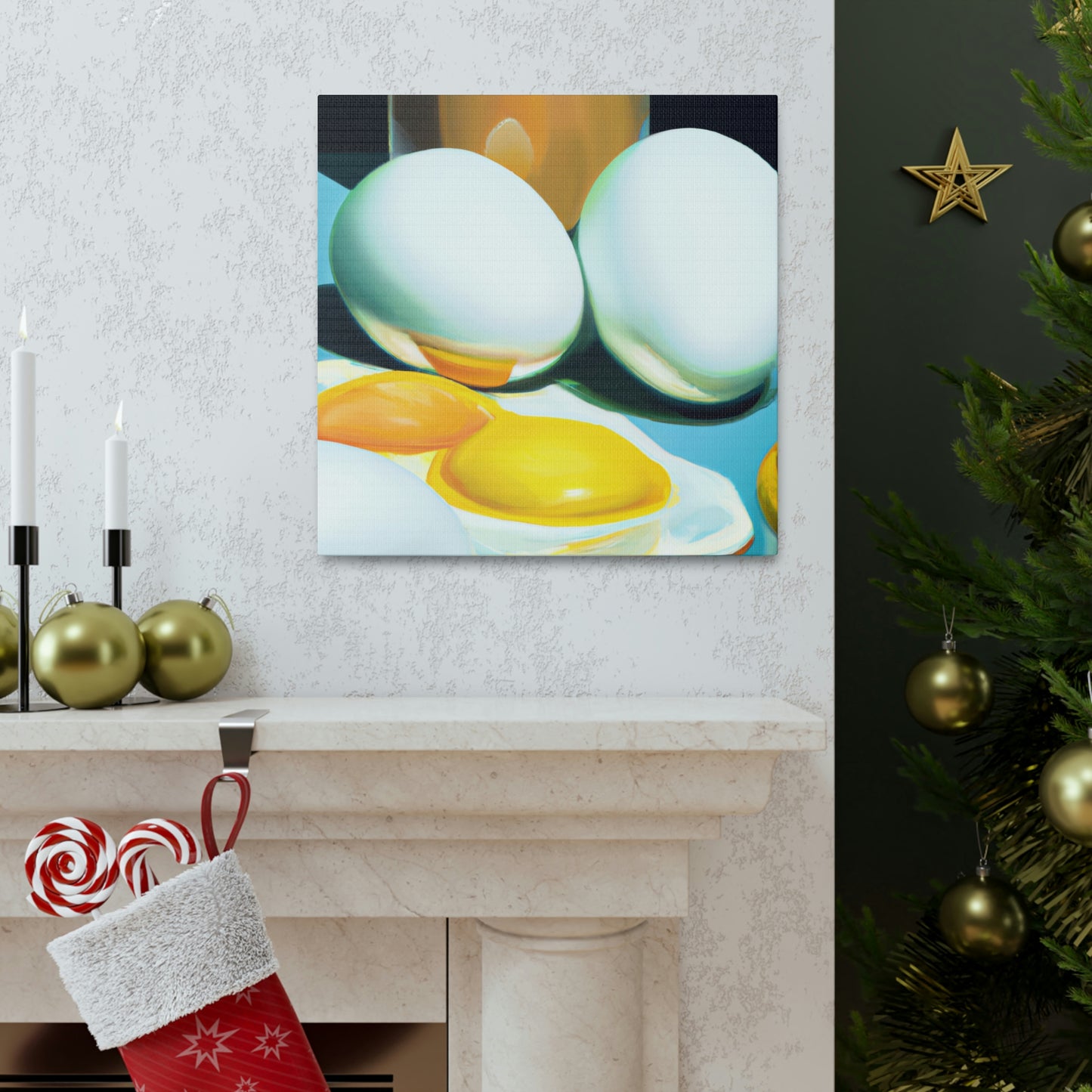 Eggs in Splendor. - Canvas