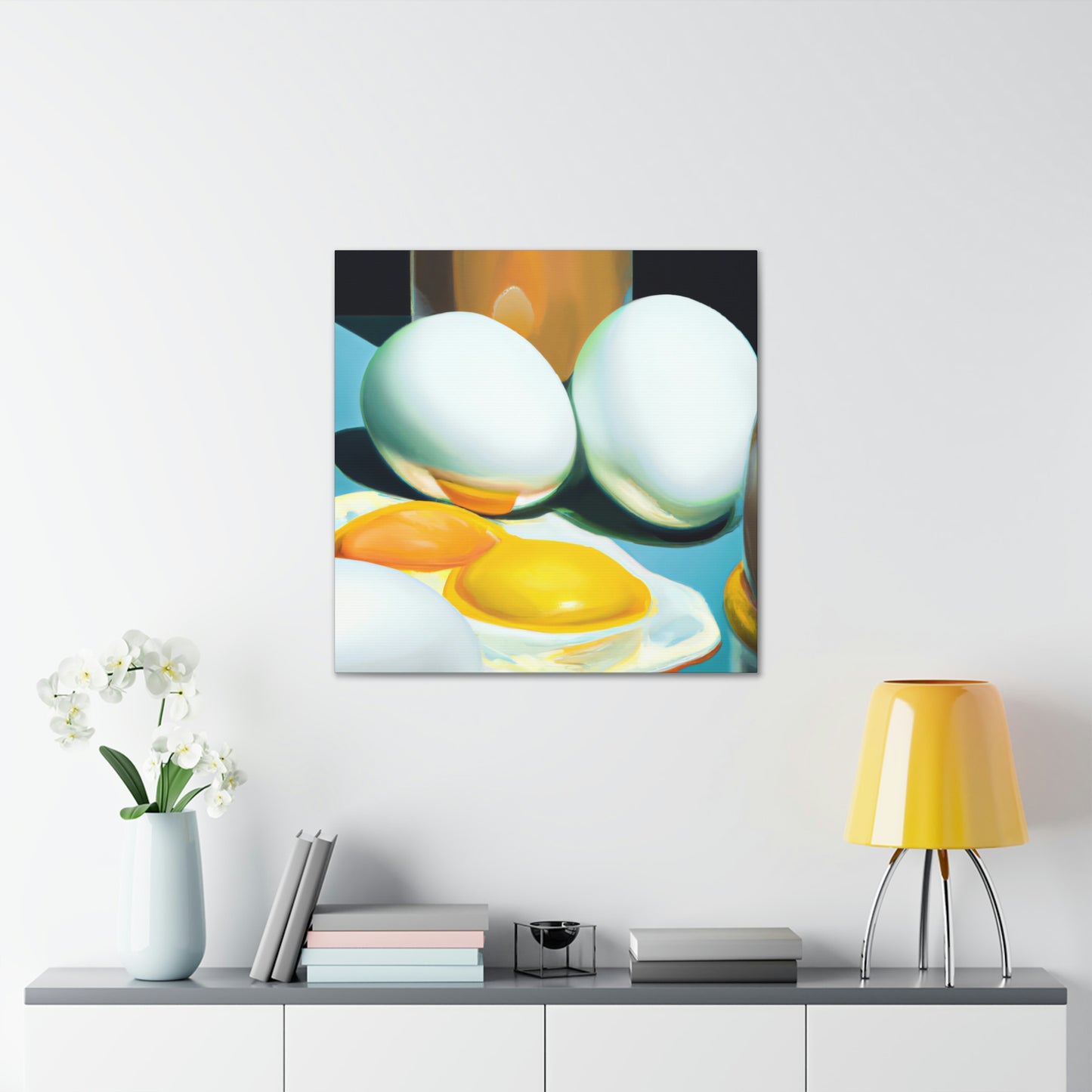 Eggs in Splendor. - Canvas