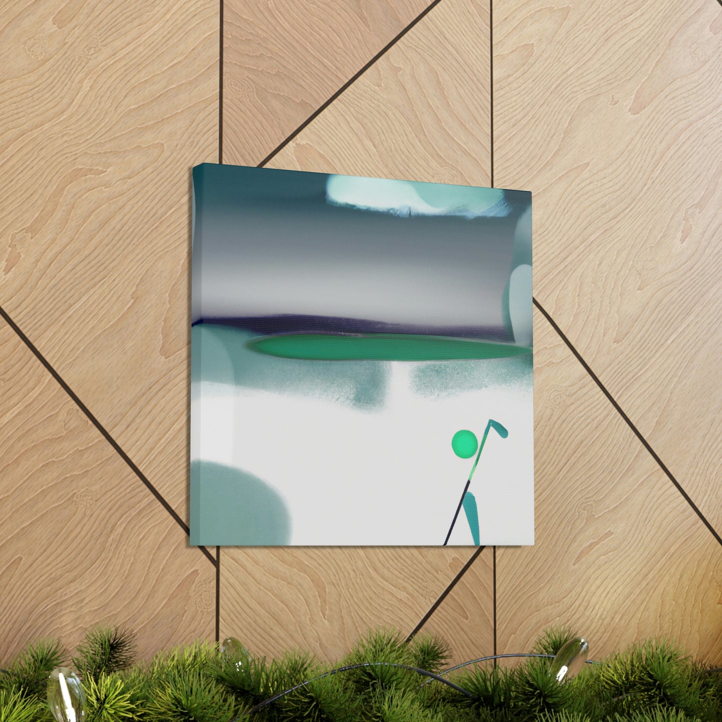 Golf in Abstract Form - Canvas