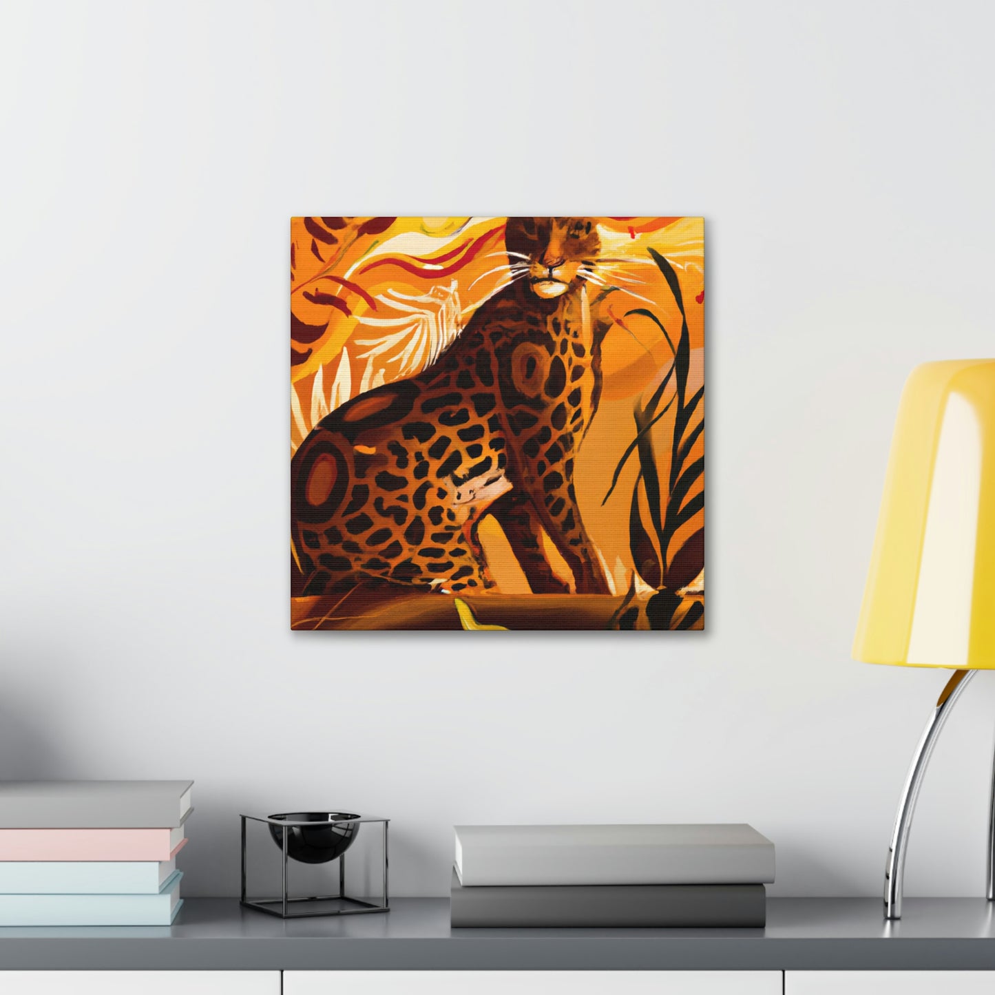 "Leopard in the Jazz Age" - Canvas