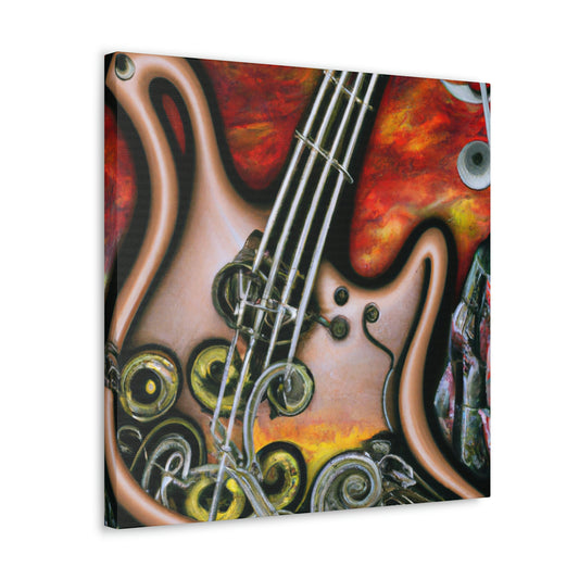 "Grooving Musical Strings" - Canvas