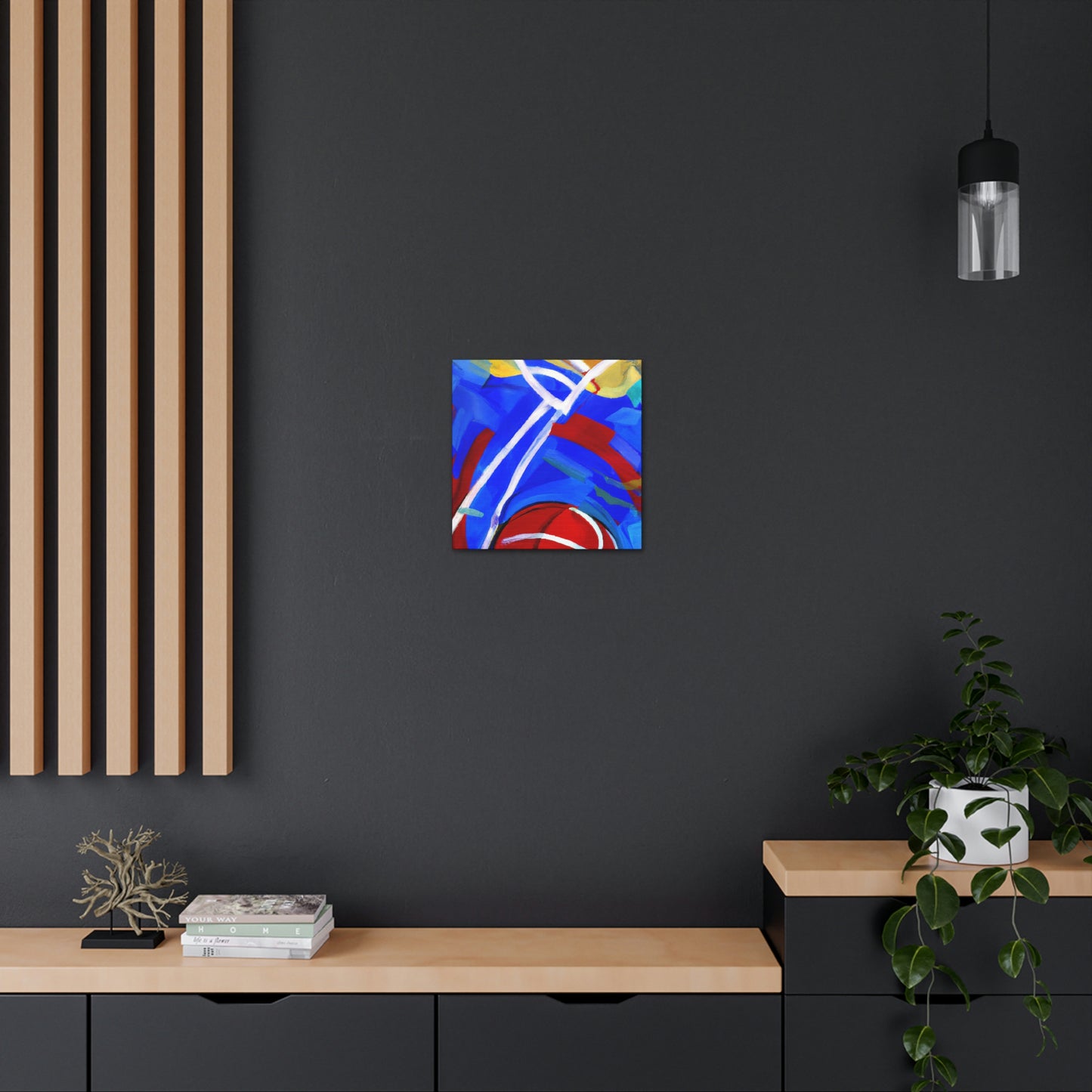 "Basketball: In Color" - Canvas