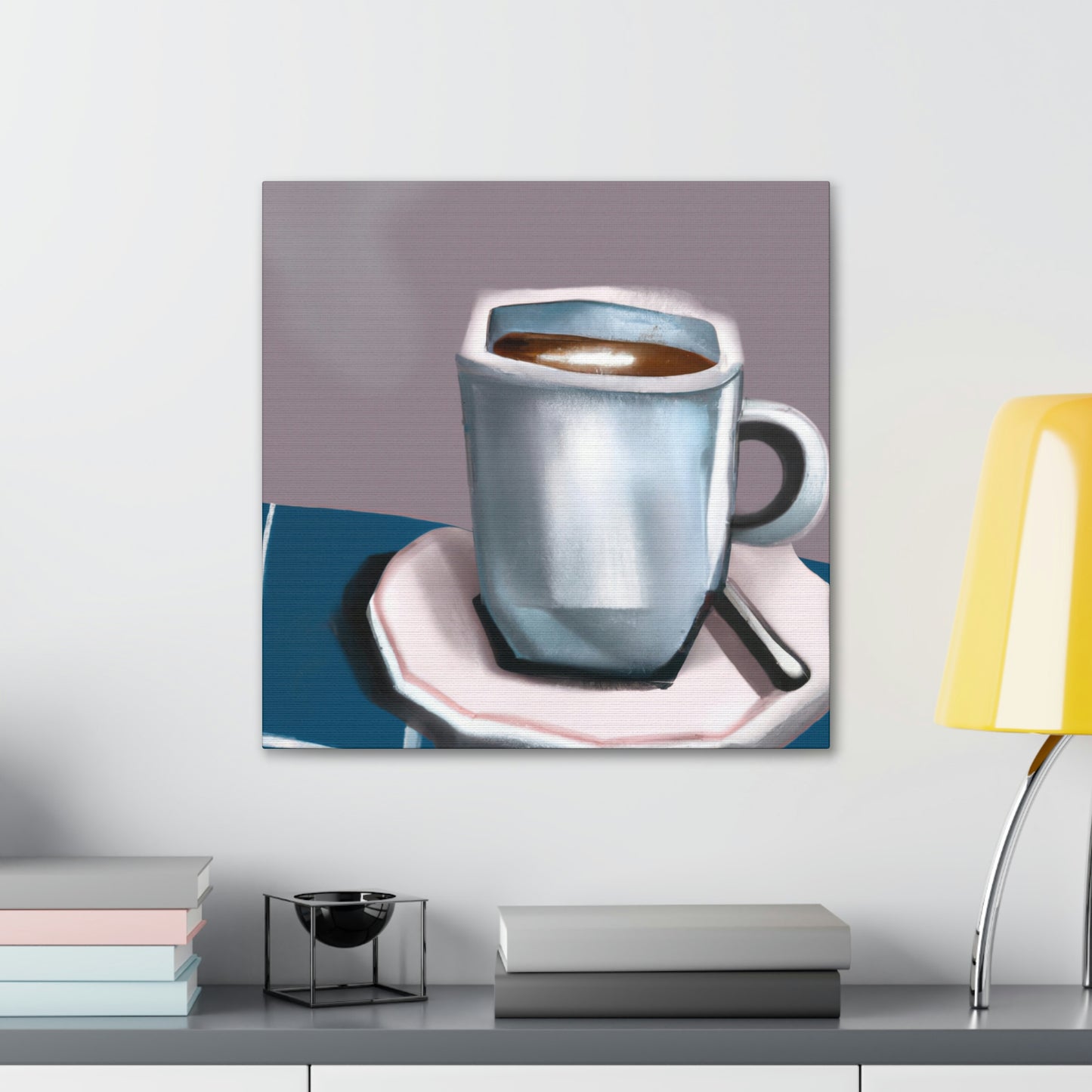 Cup of Joyful Coffee - Canvas