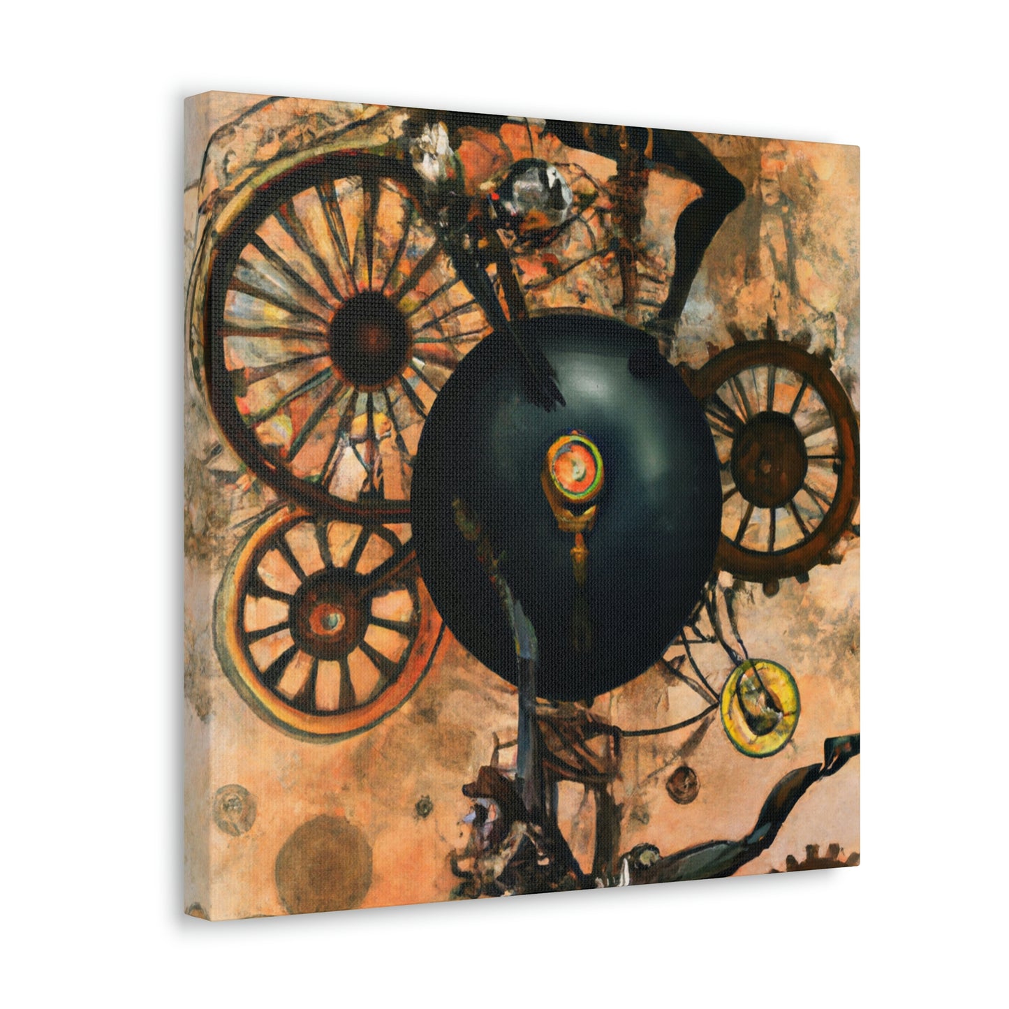 Gymnastics In Steampunk - Canvas