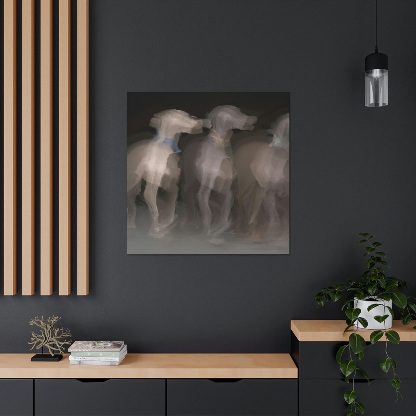 "The Weimaraner Majesty" - Canvas