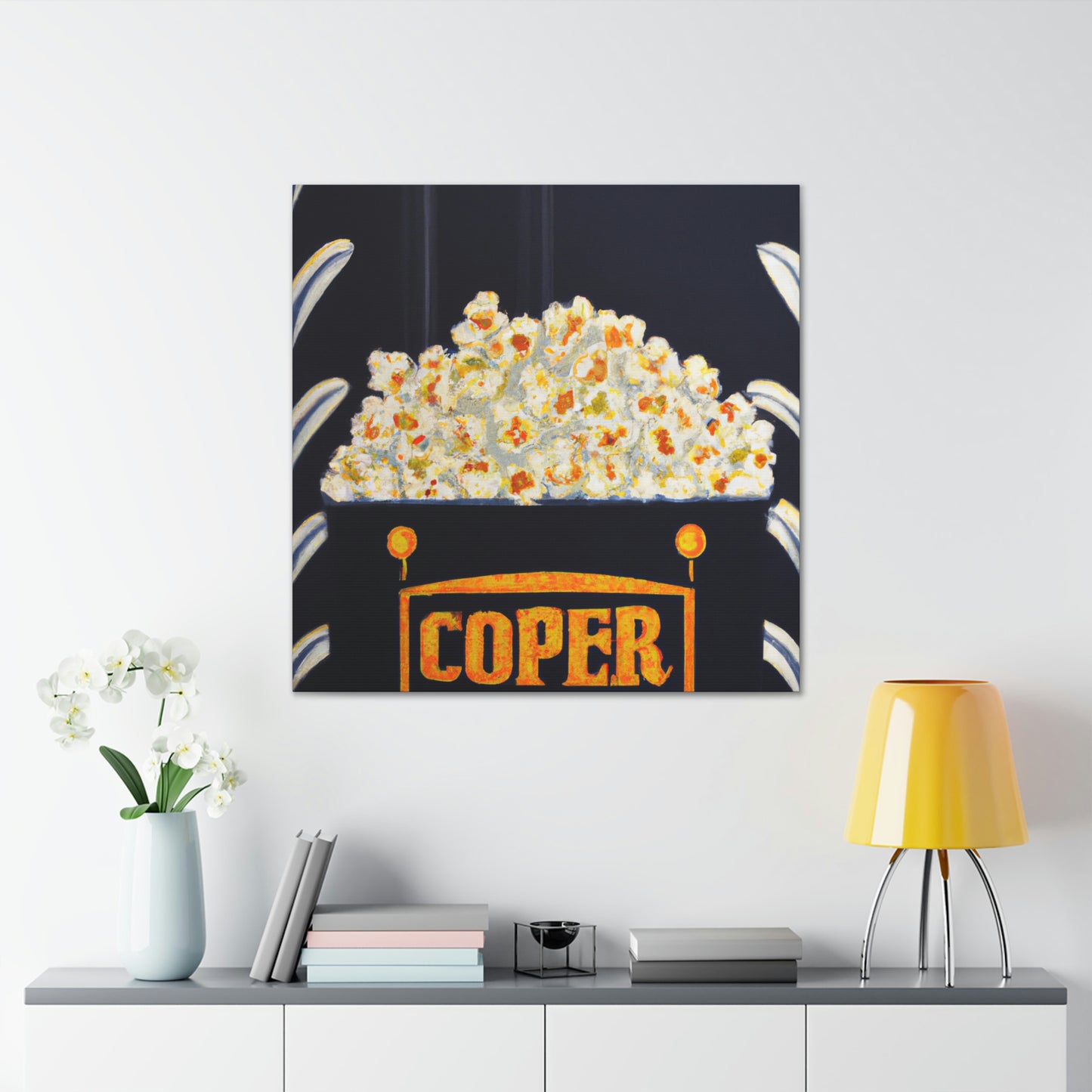 "Popcorn Jazz Jubilee" - Canvas