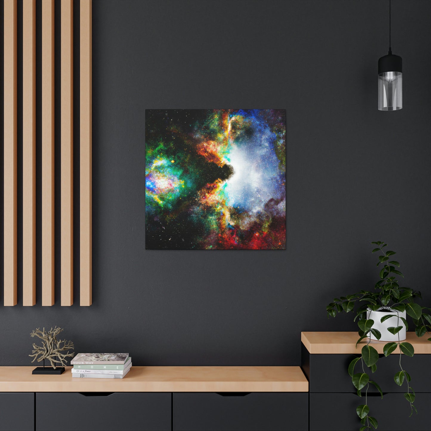 "Distant Nebula Splendor" - Canvas