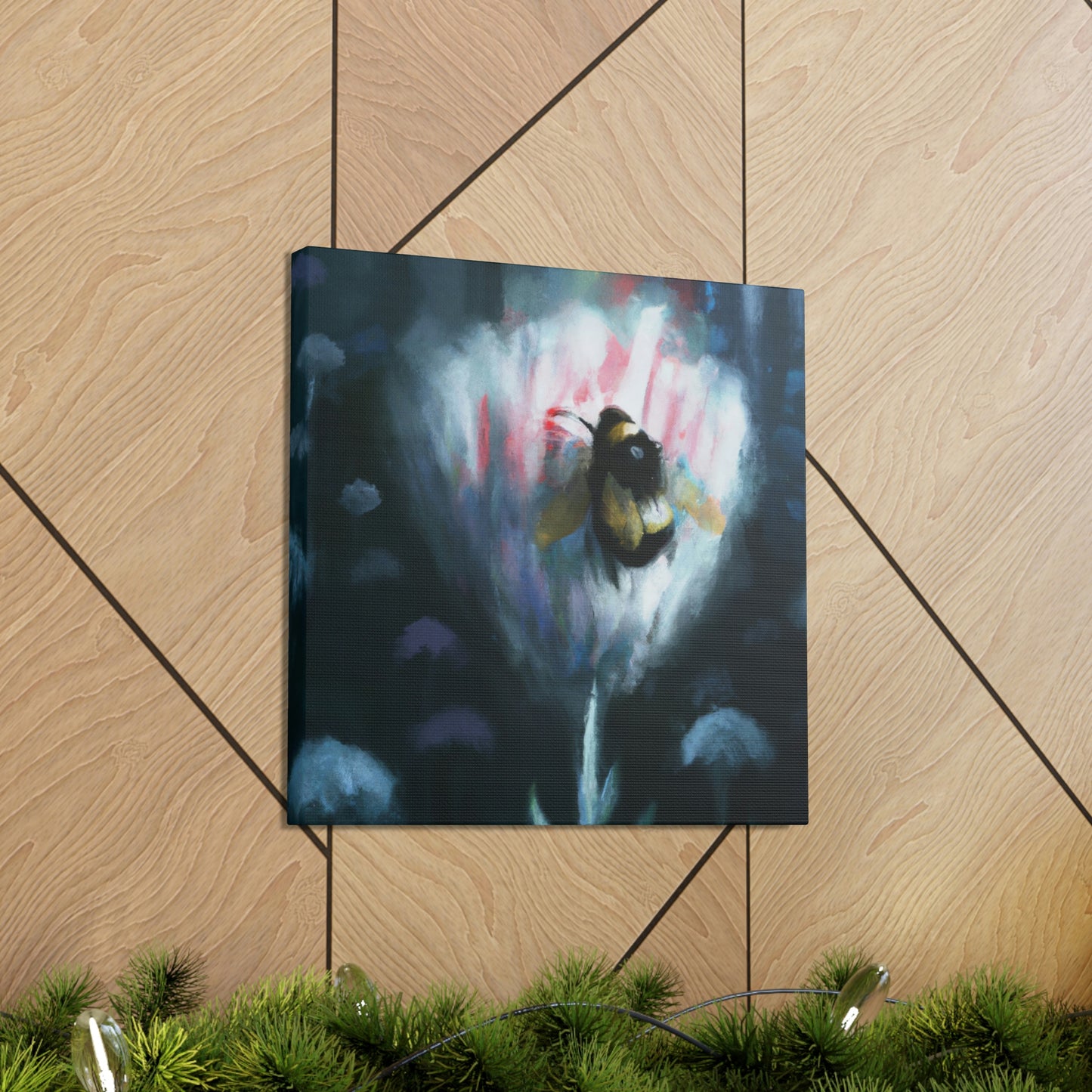 Bumblebee's Colorful Dance - Canvas