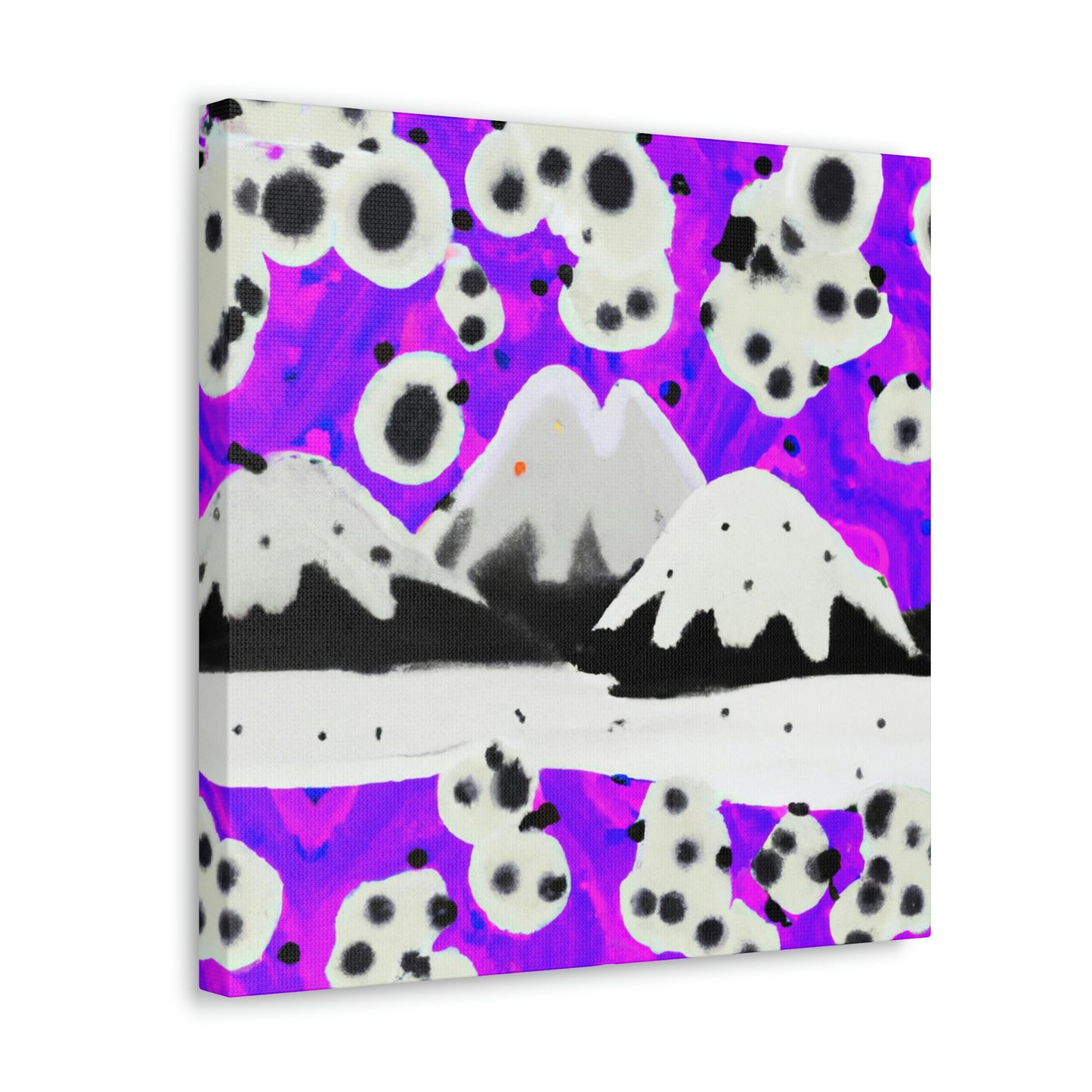 Snowy Mountain Majesty - Canvas