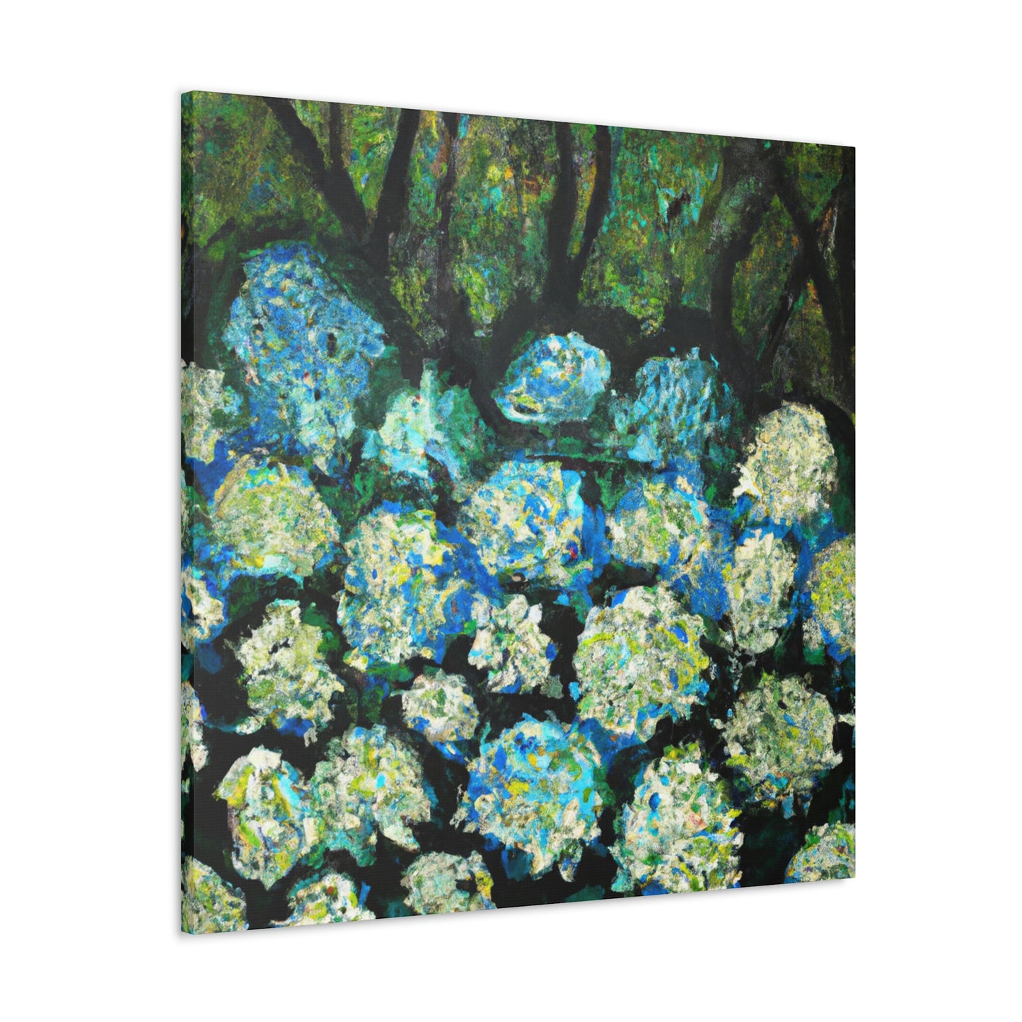 "Hydrangea Abstraction Bliss" - Canvas