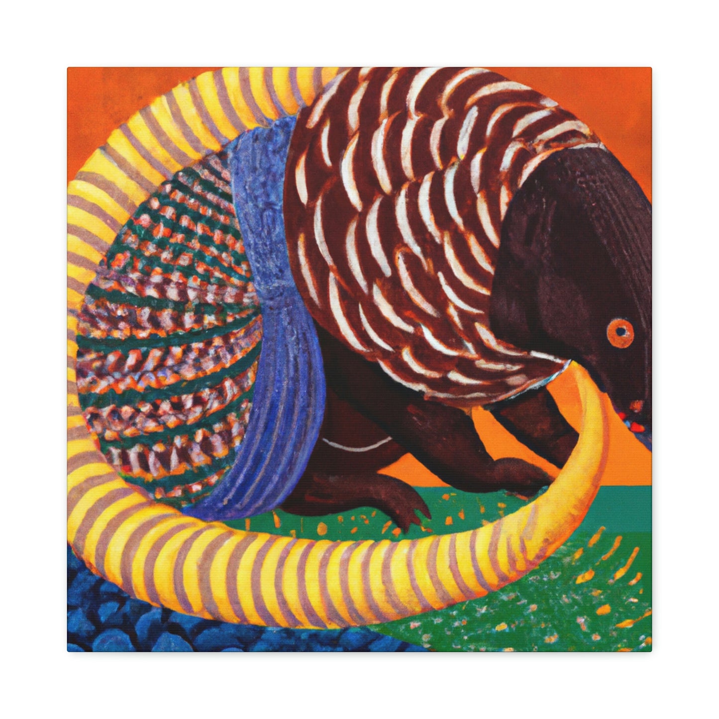 Gilded Pangolin Radiance - Canvas