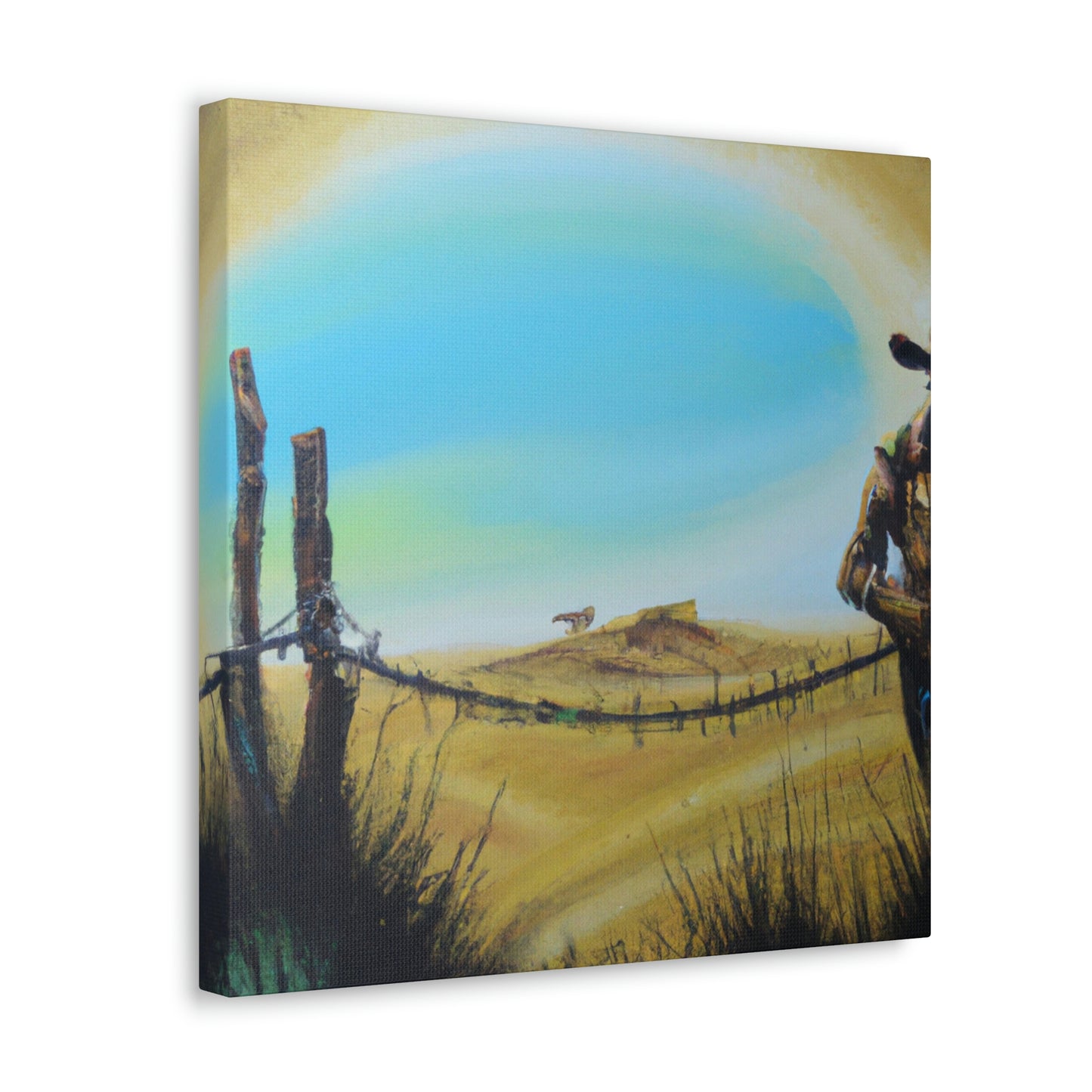 Barbed Wire Majesty - Canvas