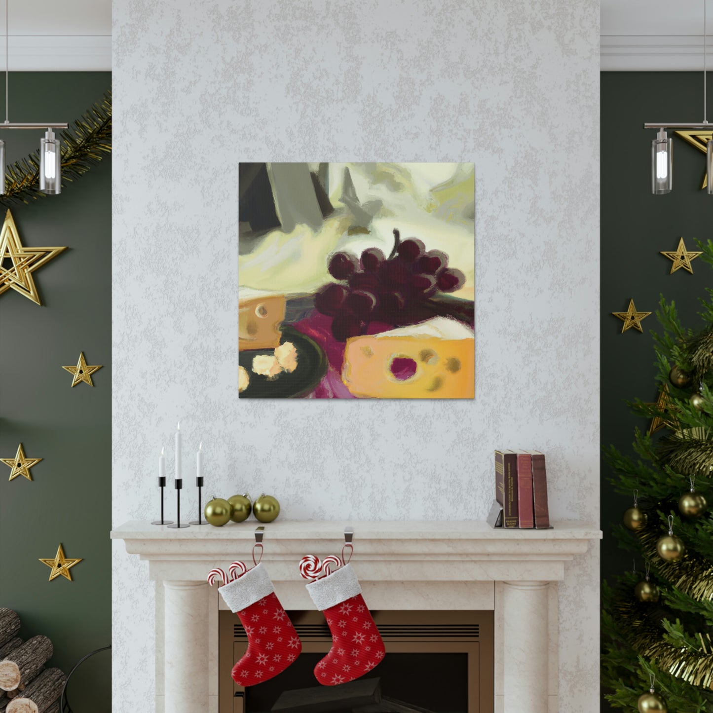 Cheese and Grapes Dream - Canvas