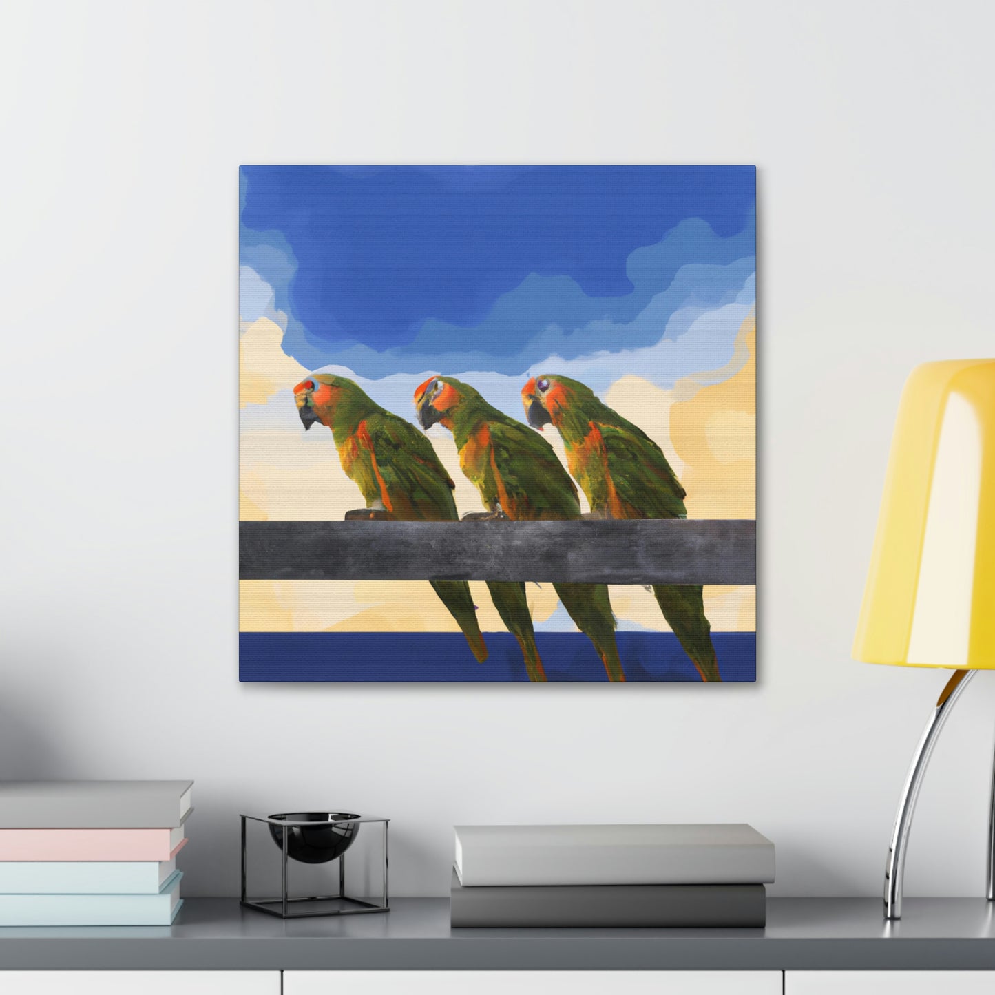 Parrots in Revelations - Canvas