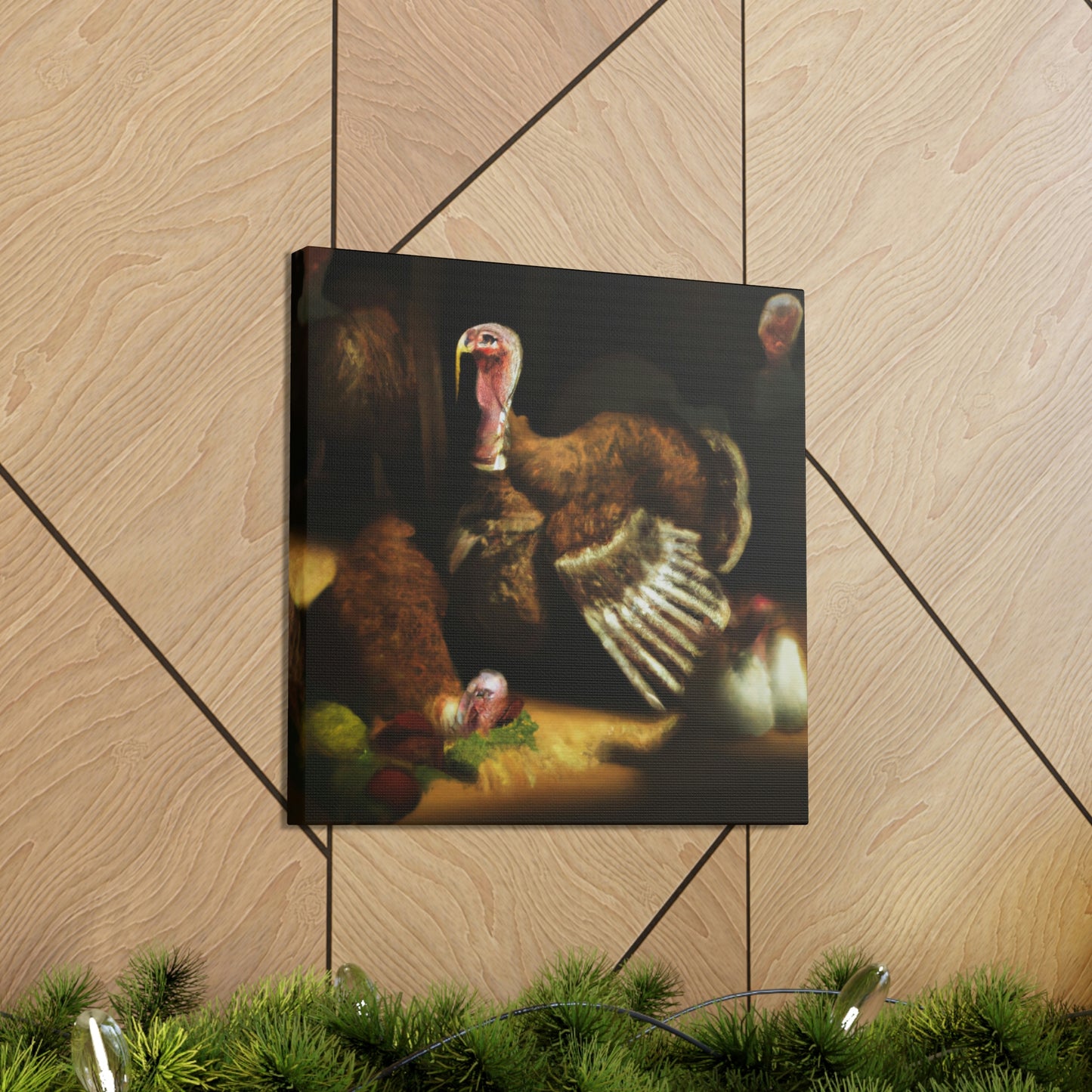 "The Wild Turkey Landscape" - Canvas